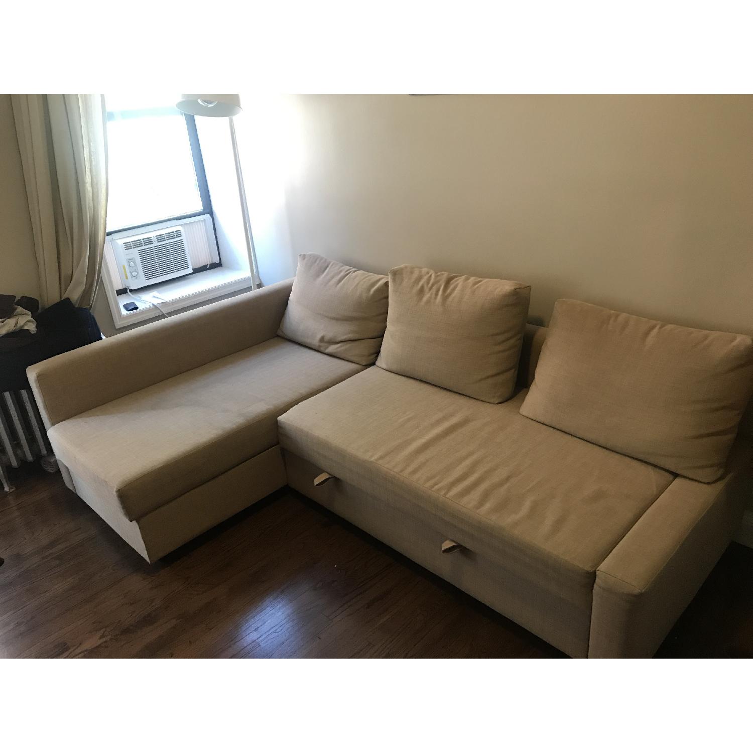 Ikea Friheten Sleeper Sectional Sofa w/ Storage - image-1