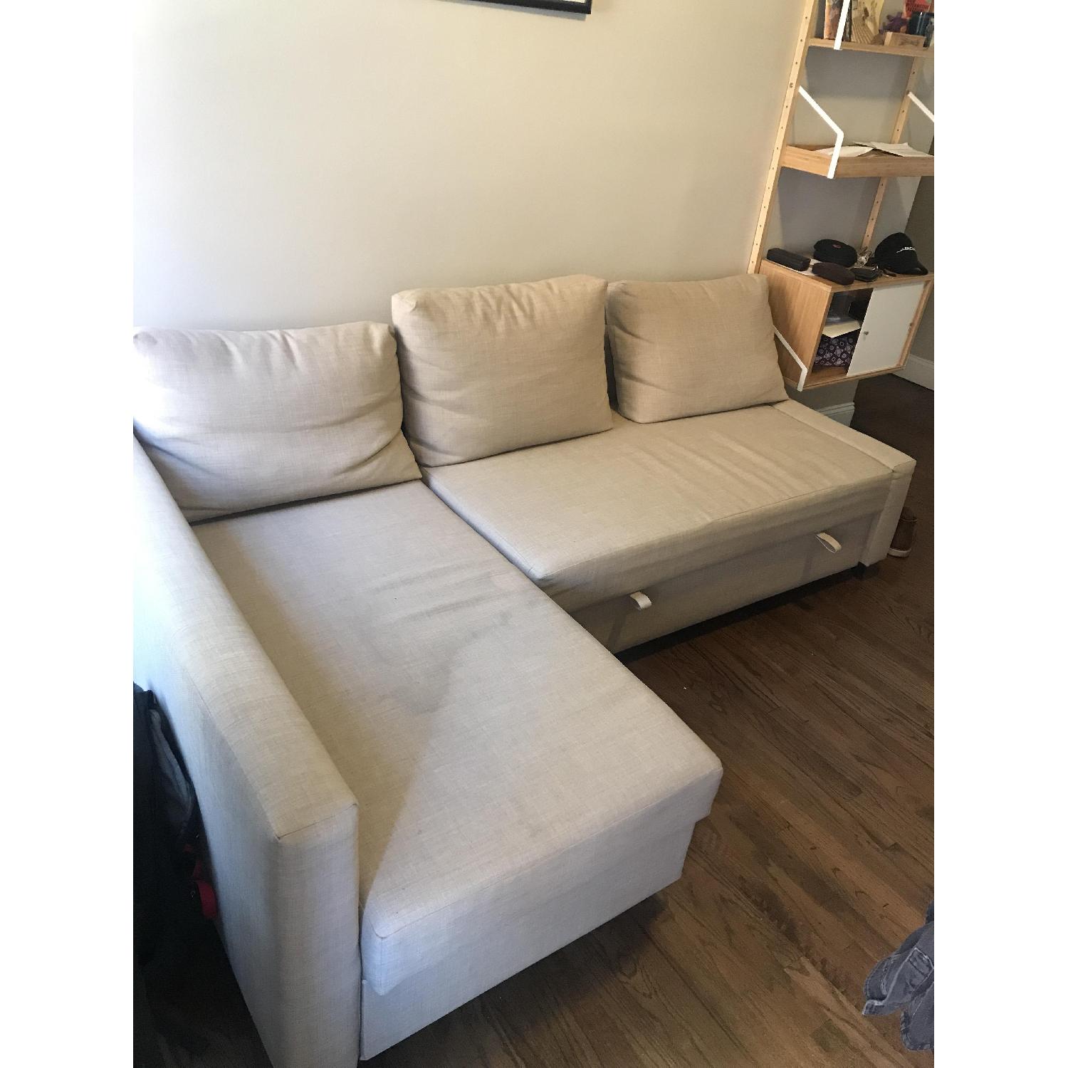 Ikea Friheten Sleeper Sectional Sofa w/ Storage - image-3