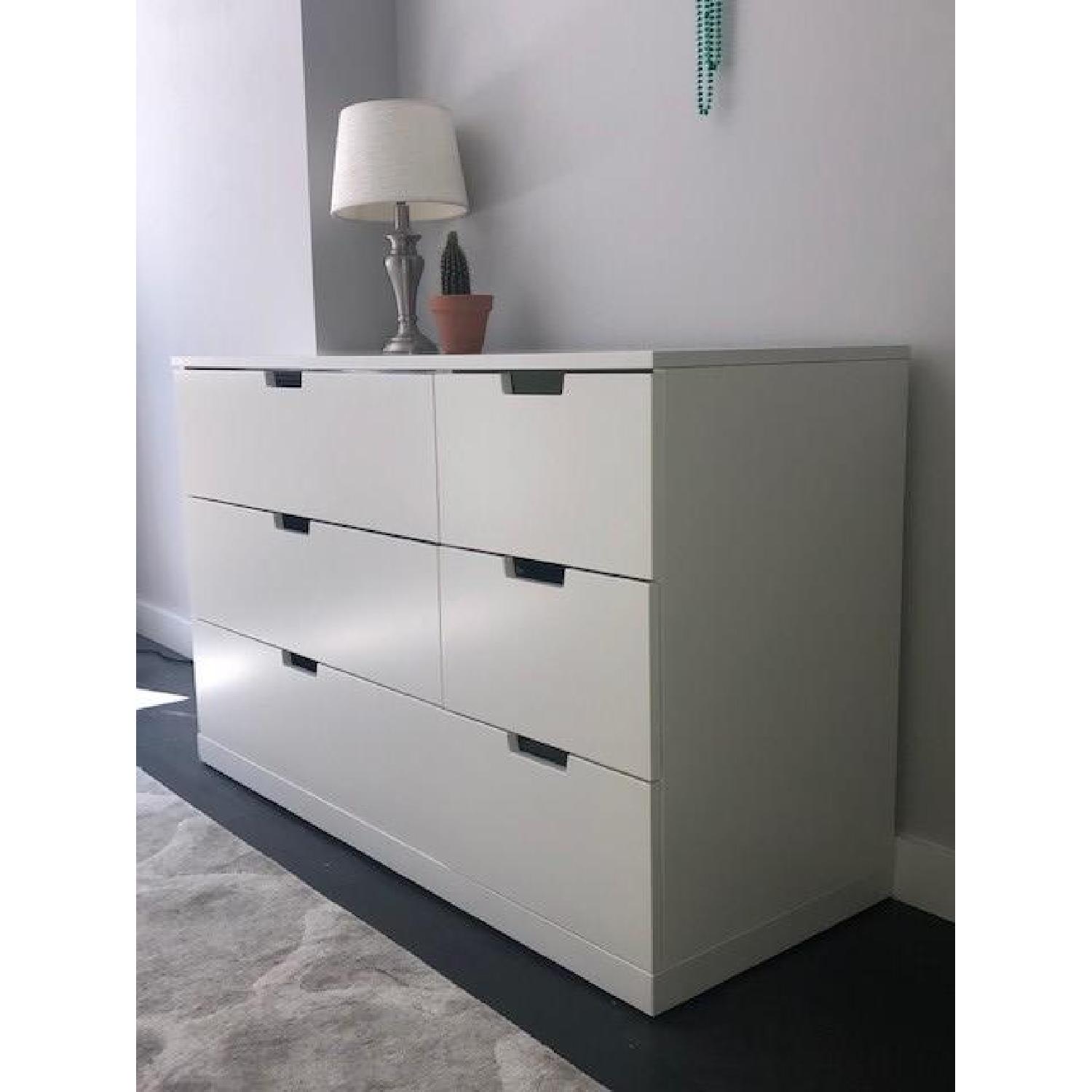 Ikea Nordli 6-Drawer White Chest - AptDeco