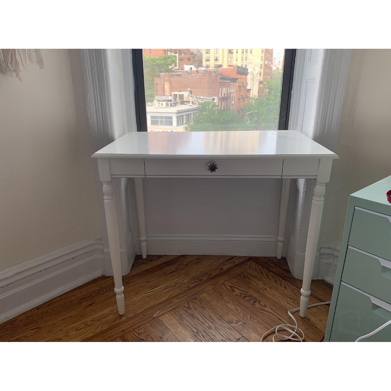 White Wood Desk - image-1