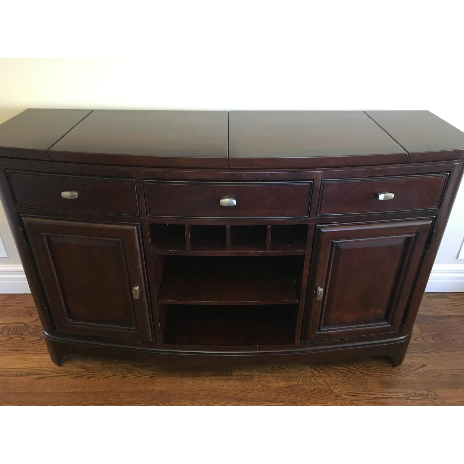 Home Bar/Credenza w/ Wine Rack - image-4