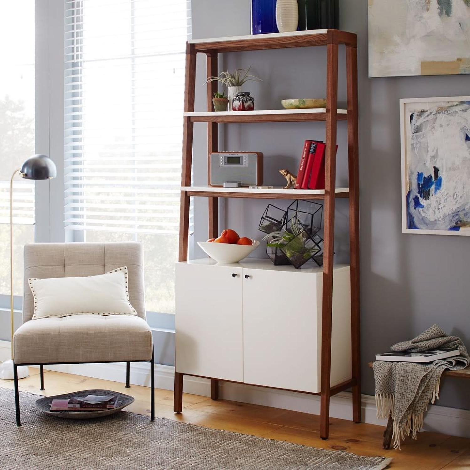West Elm Modern Cabinet Bookcase - image-1