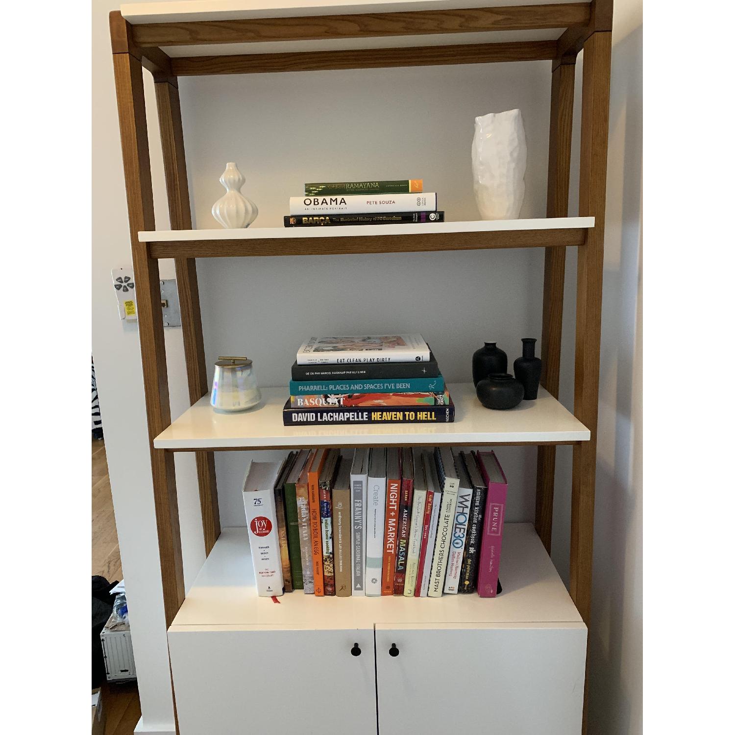 West Elm Modern Cabinet Bookcase - image-3