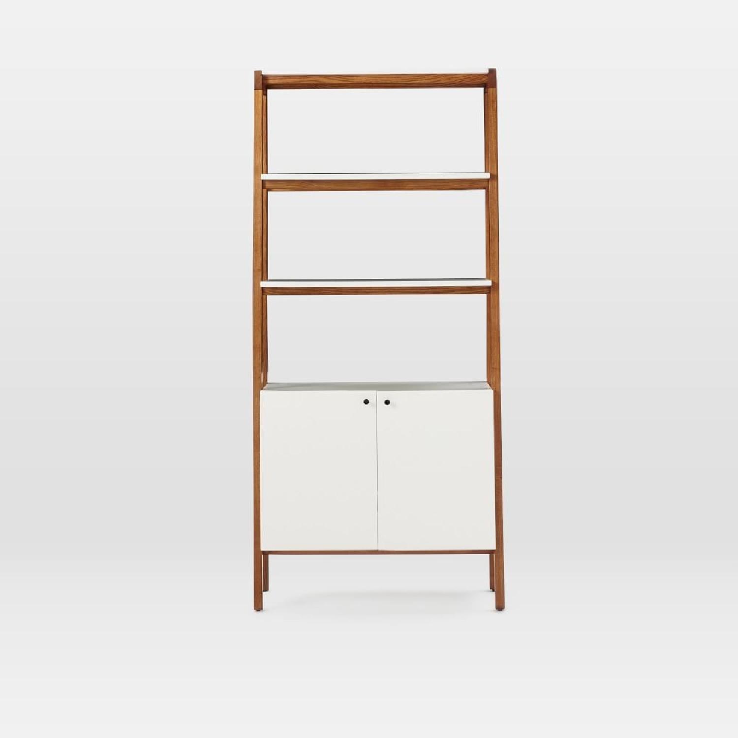 West Elm Modern Cabinet Bookcase - image-6