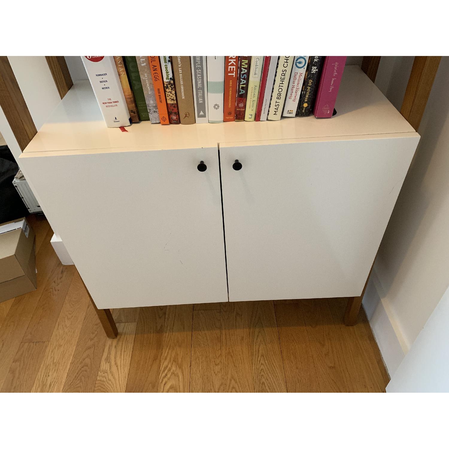 West Elm Modern Cabinet Bookcase - image-7