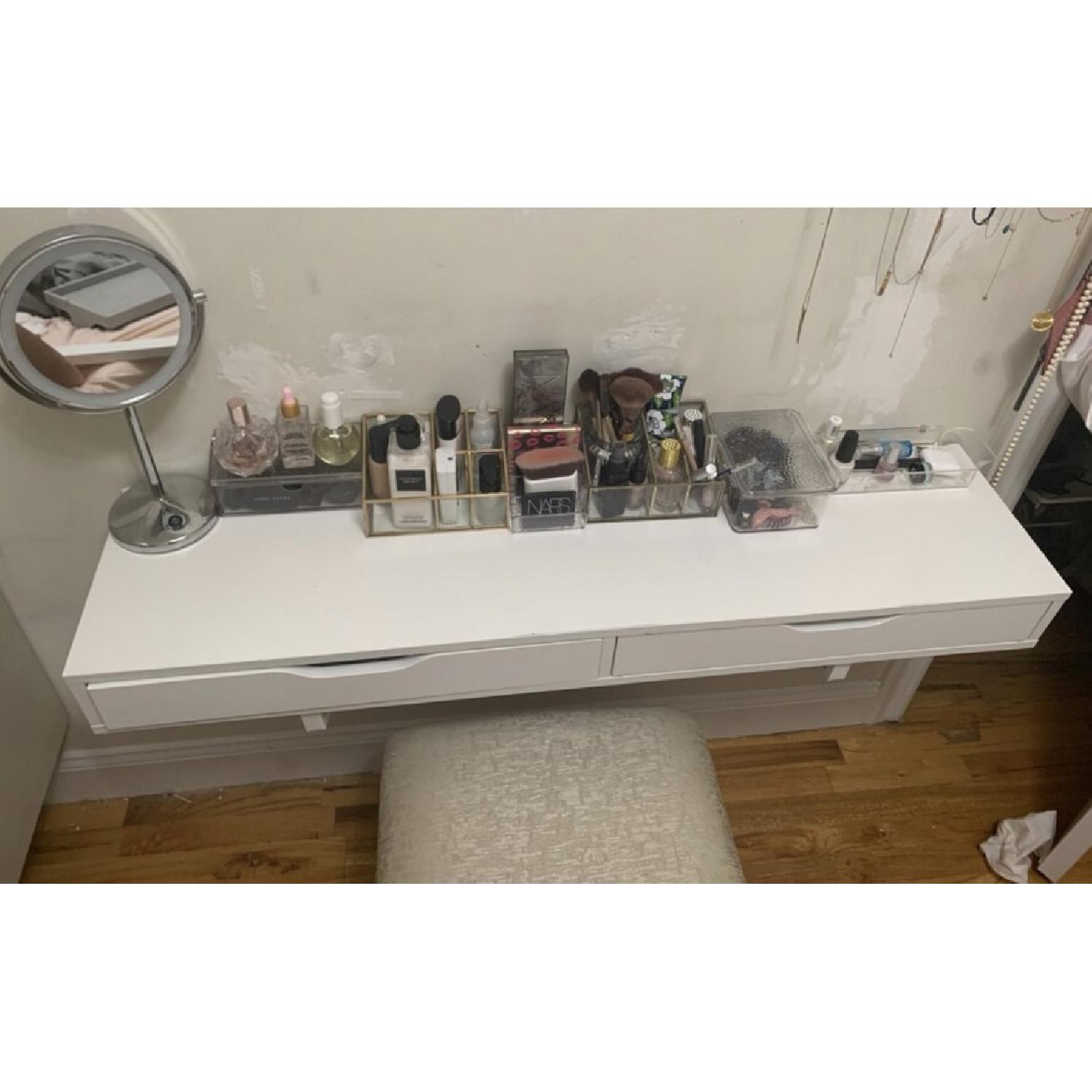 Ikea Ekby Alex Shelf w/ White Brackets - image-4