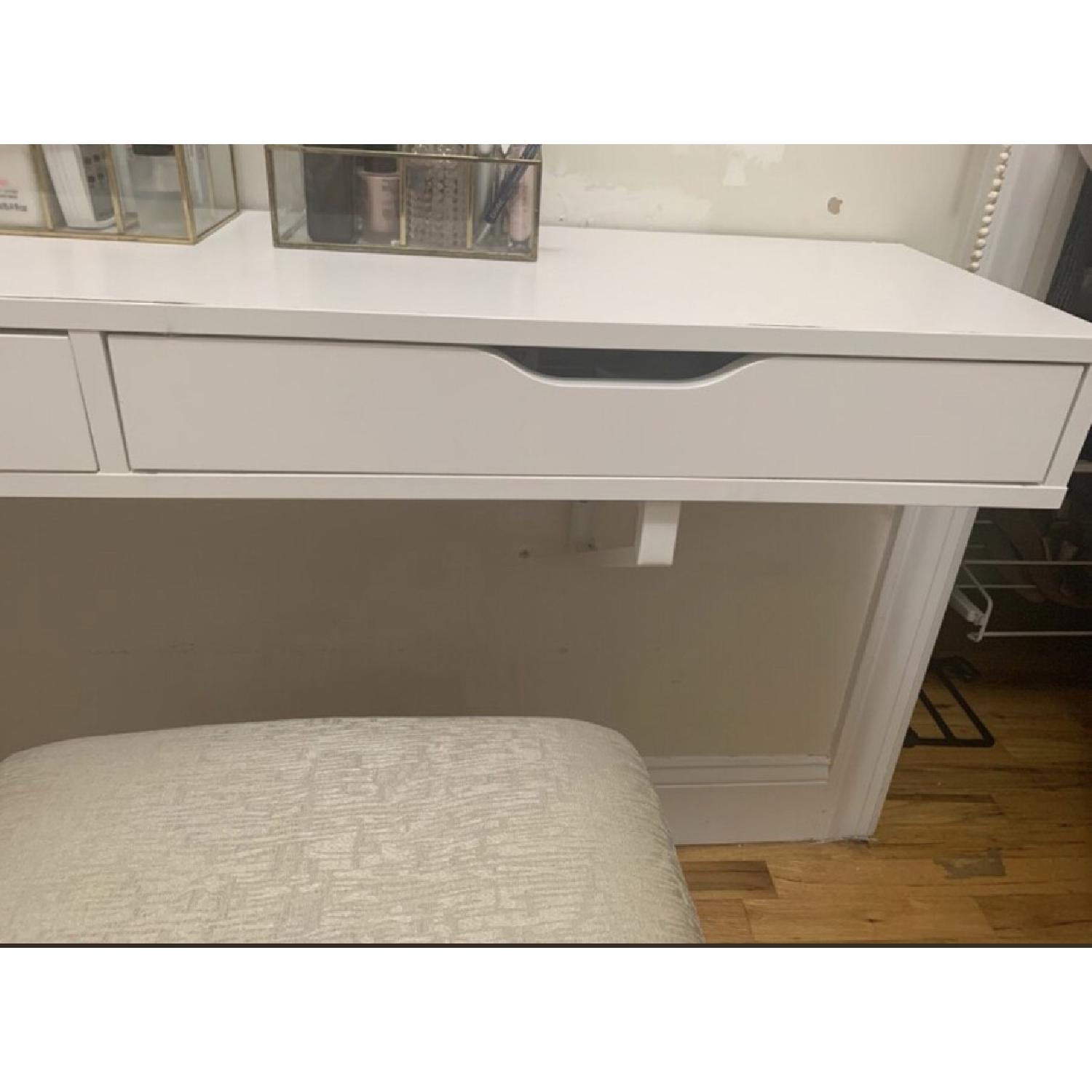 Ikea Ekby Alex Shelf w/ White Brackets AptDeco
