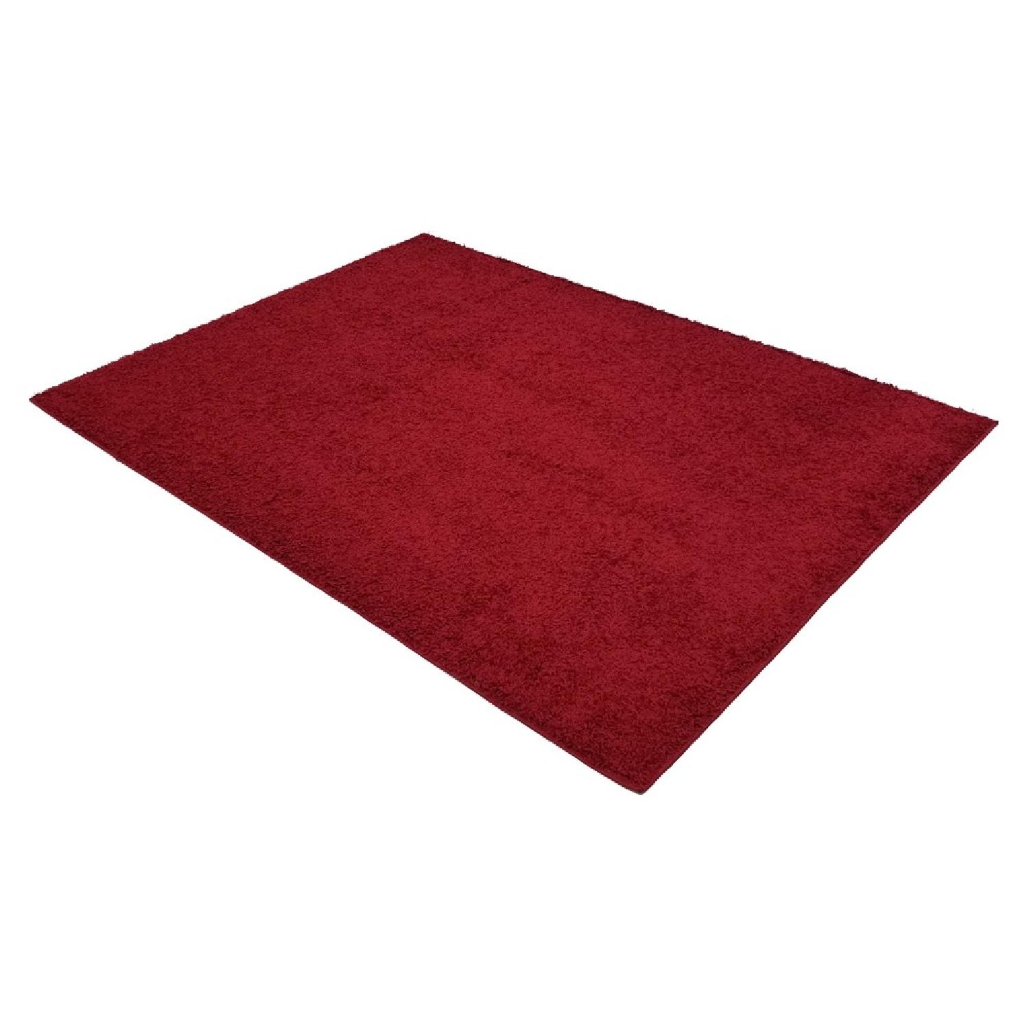 Homedora Super Soft Shaggy Area Rug in Red - image-5