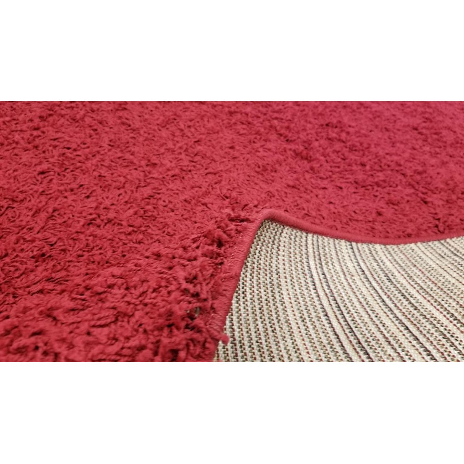 Homedora Super Soft Shaggy Area Rug in Red - image-6