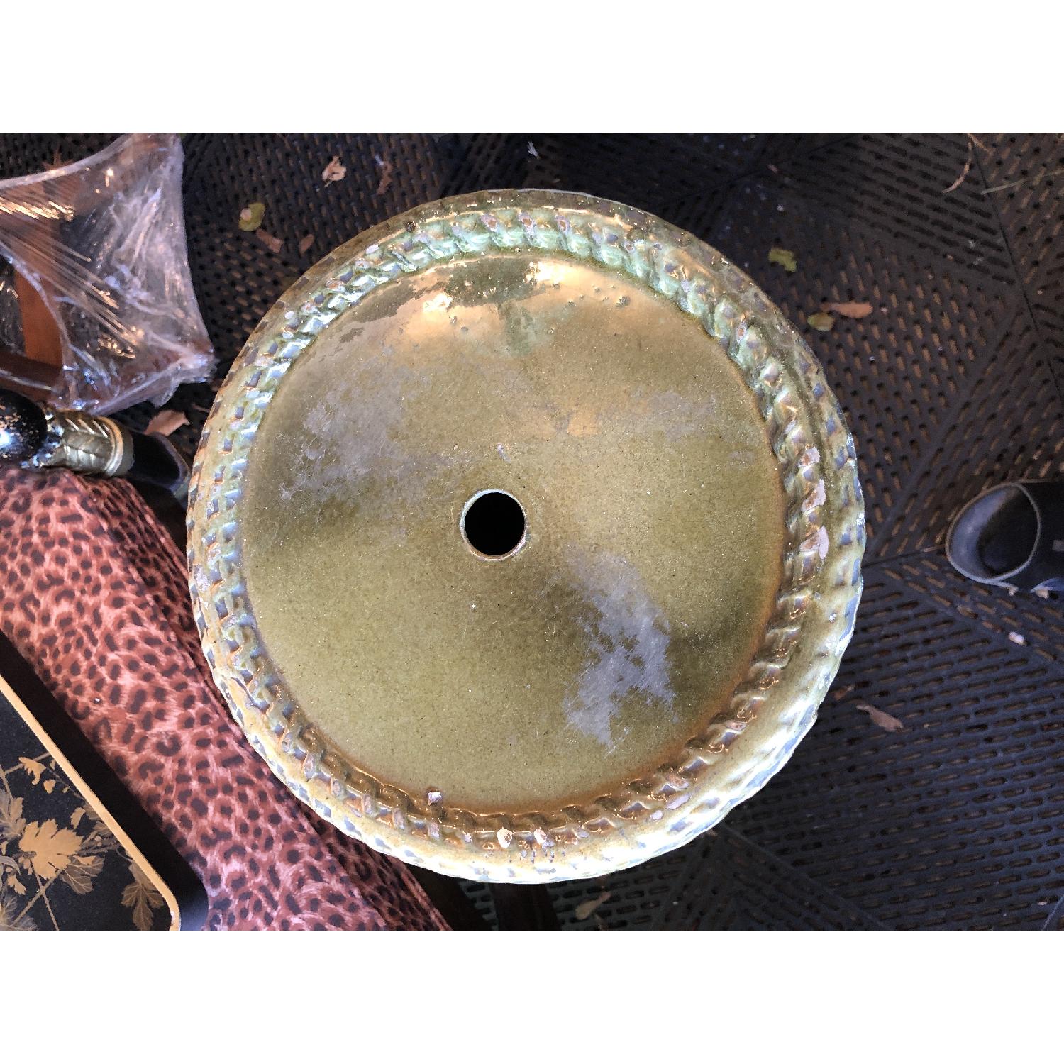 Ceramic Bird Bath Pedestal - image-4