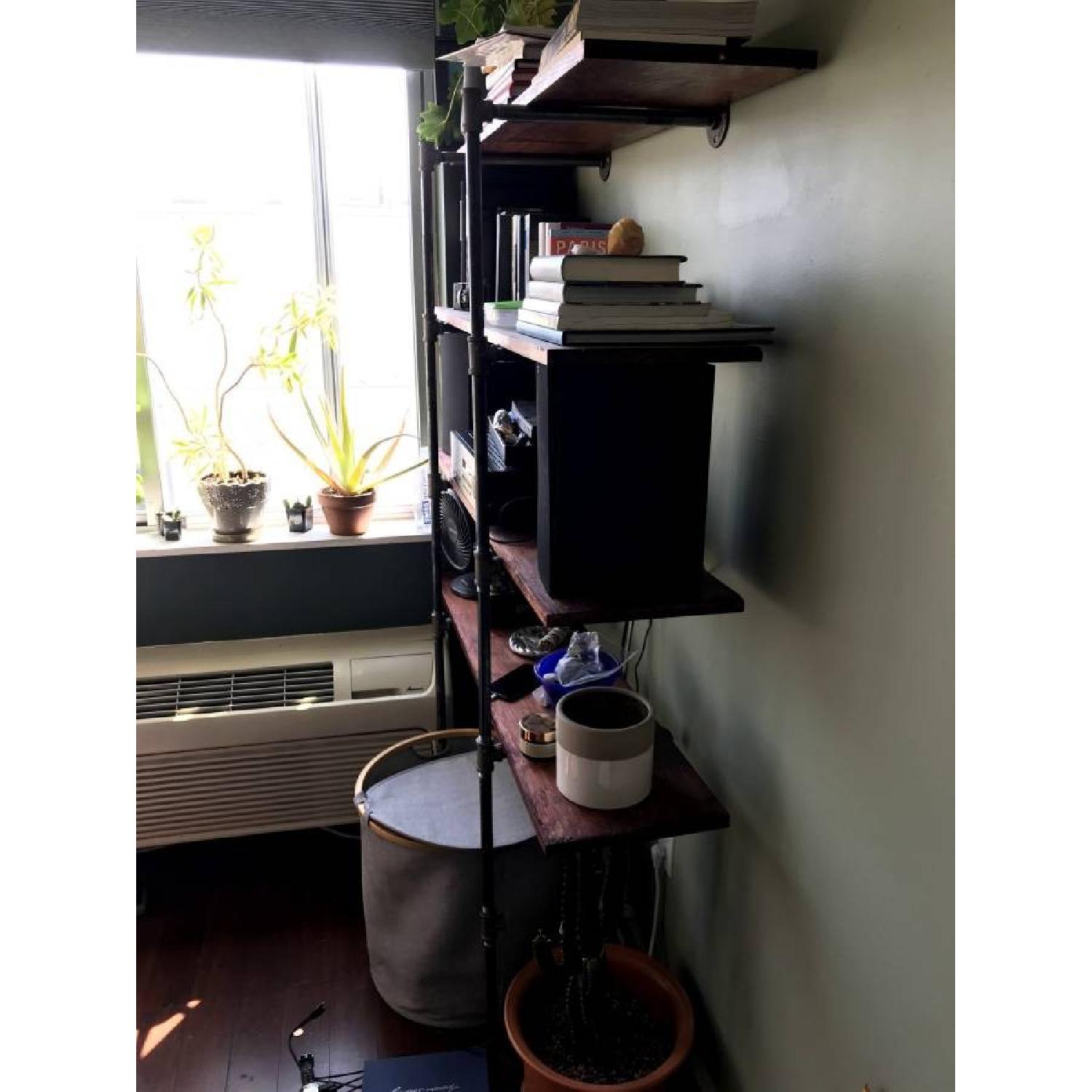 Industrial Chic Gas Pipe Bookshelves AptDeco