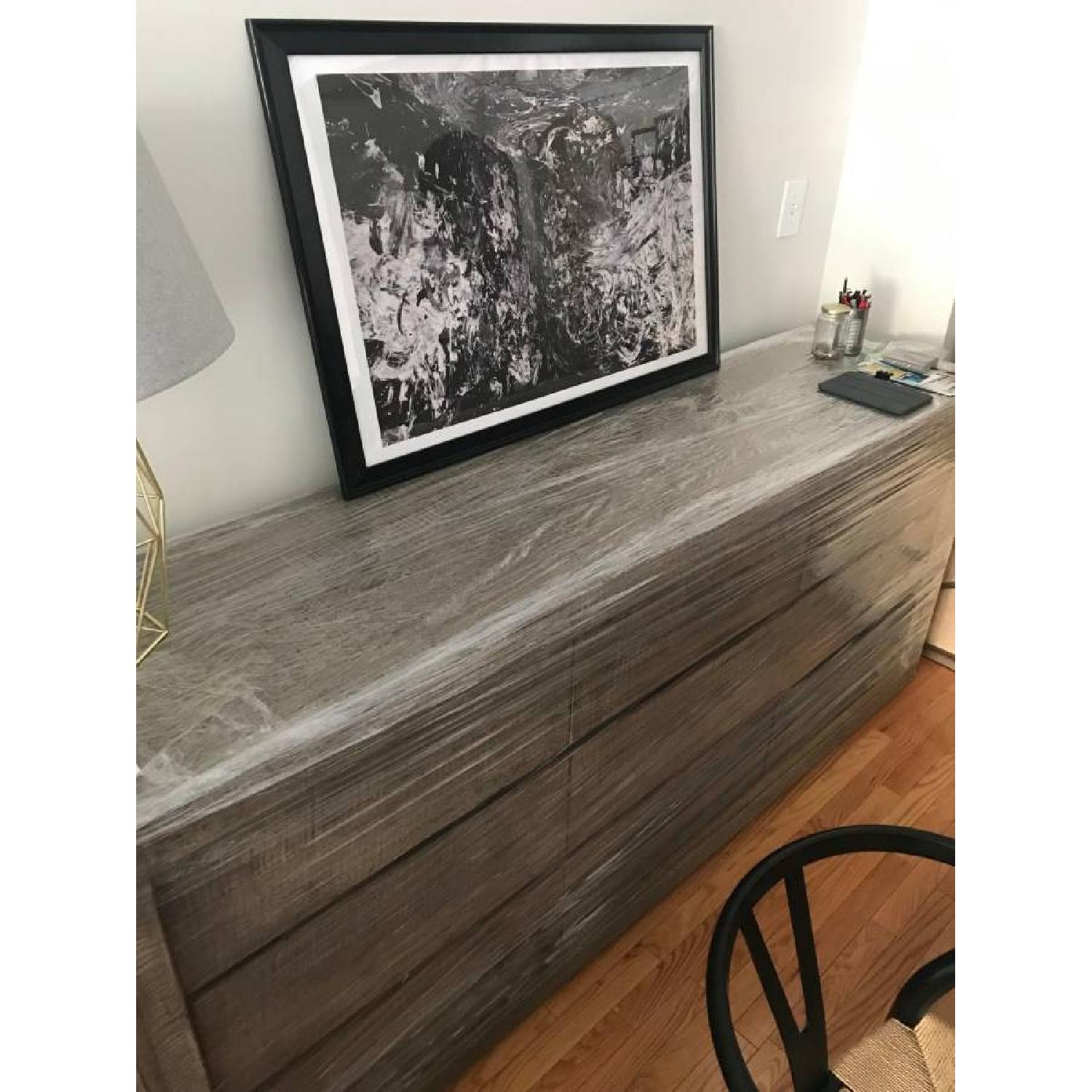 Restoration Hardware Reclaimed Russian Oak 9-Drawer Dresser - image-4