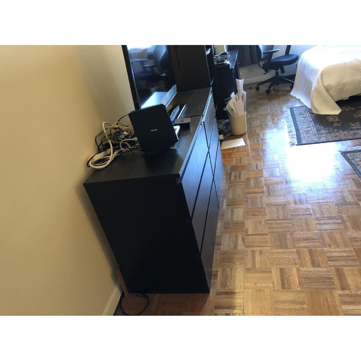 Ikea Malm Black 3 Drawer Chest - image-2