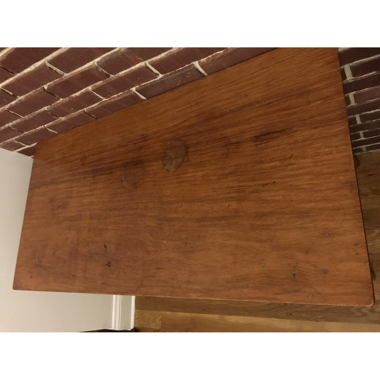 Vintage 1970's Bamboo Style Desk - image-5