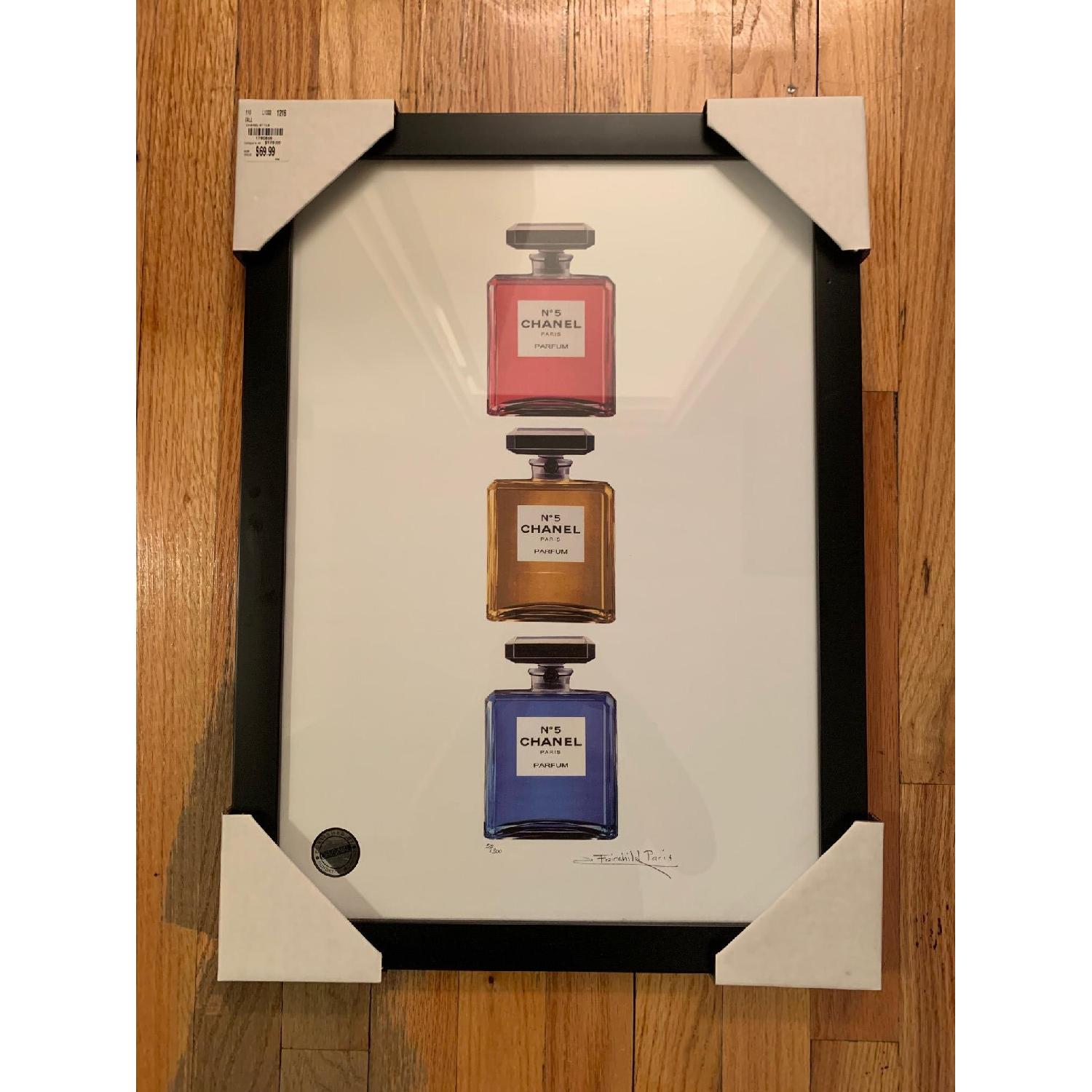 Chanel Perfume Bottles Framed Print - image-1