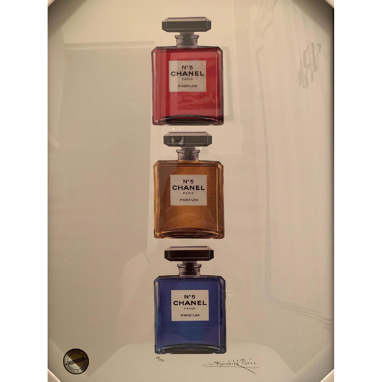 Chanel Perfume Bottles Framed Print - image-3