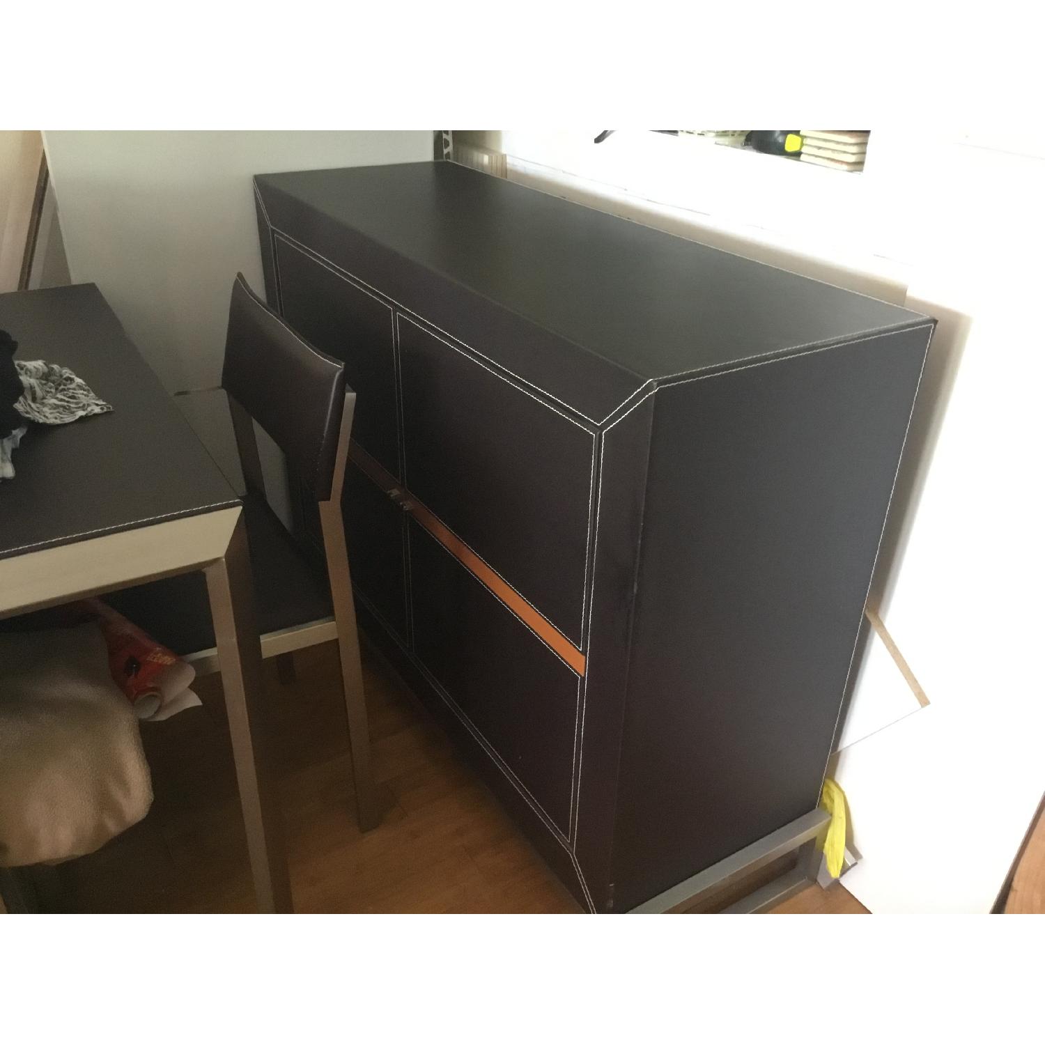 Custom Leather Buffet - image-1