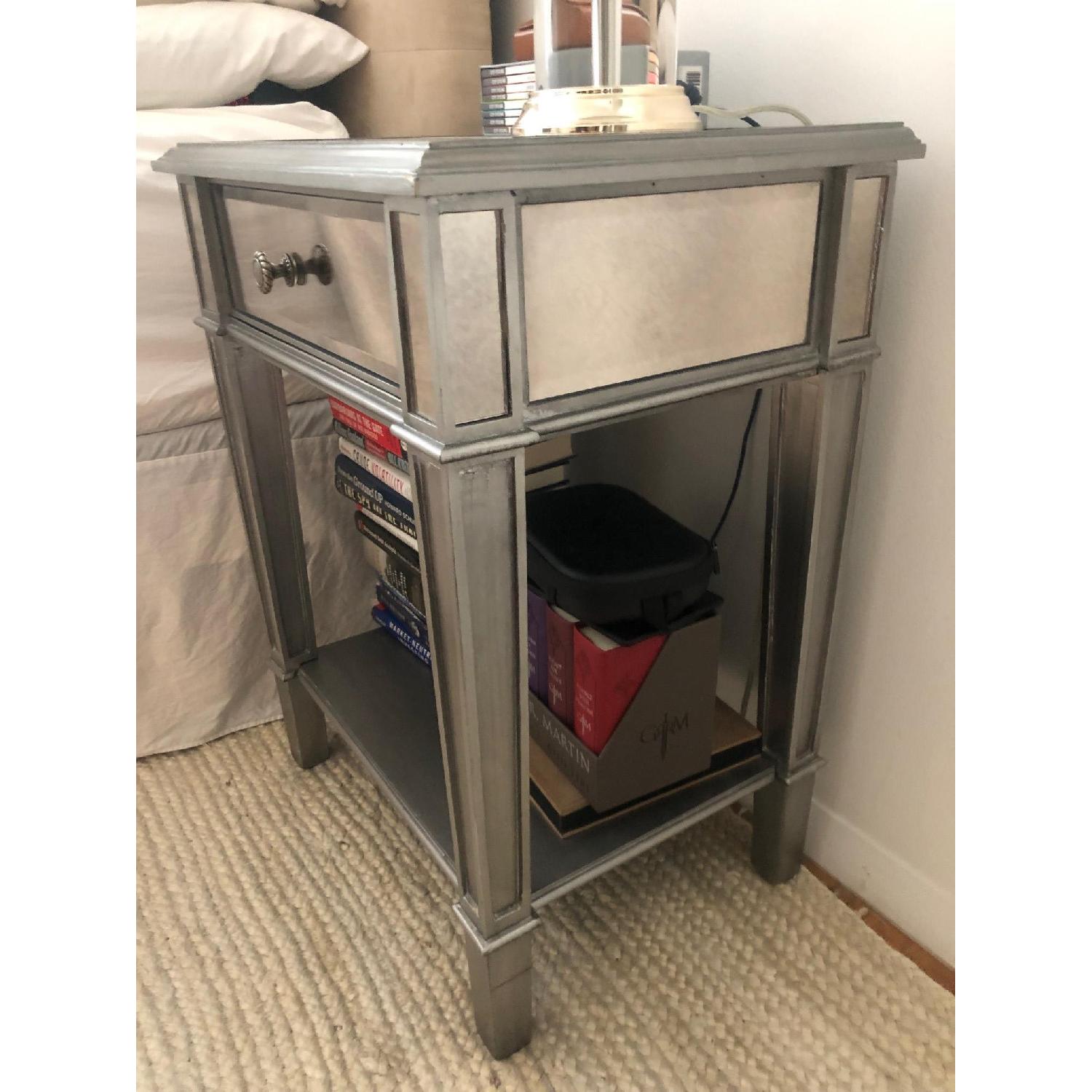 Pier 1 Hayworth Mirrored Nightstands AptDeco