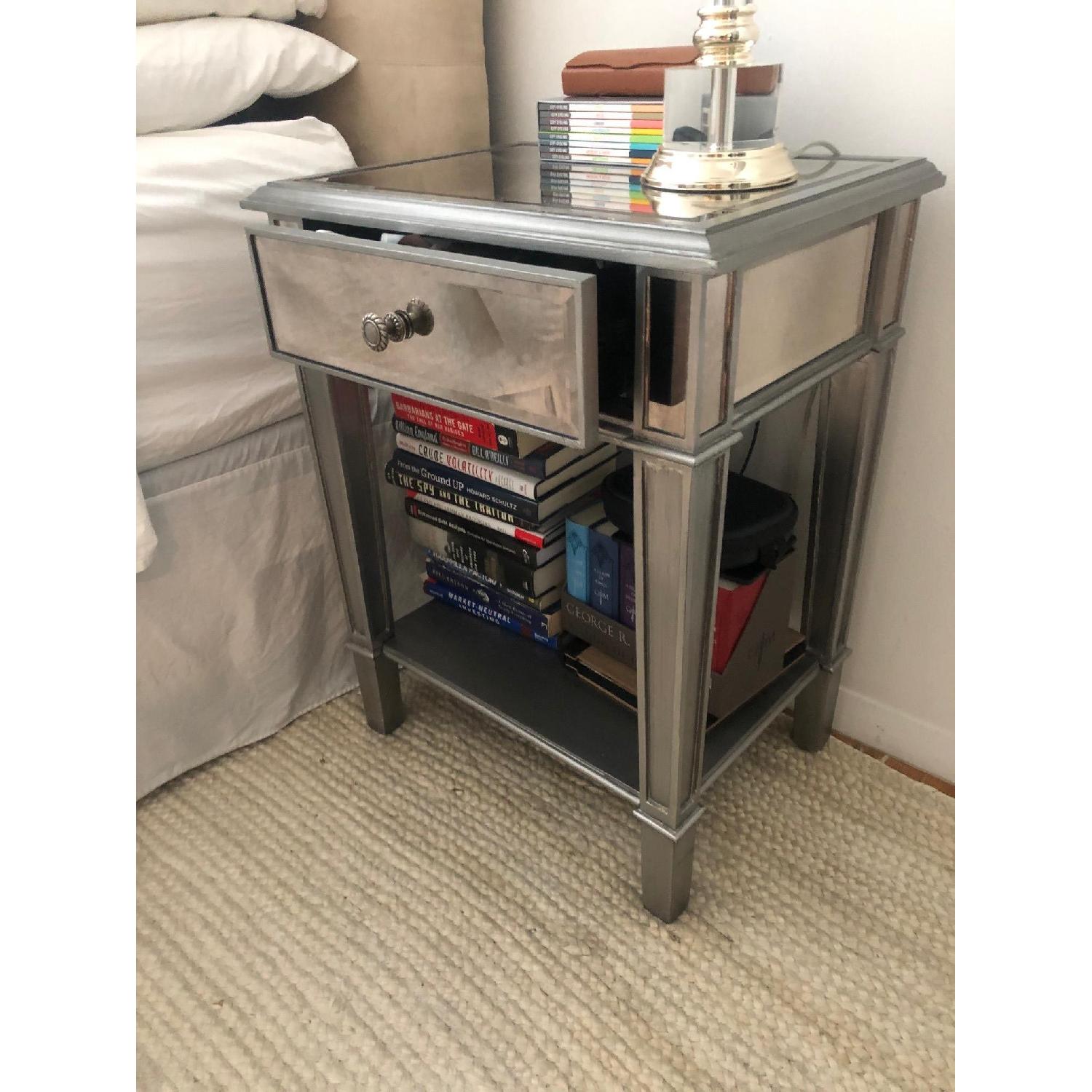 Pier 1 Hayworth Mirrored Nightstands AptDeco