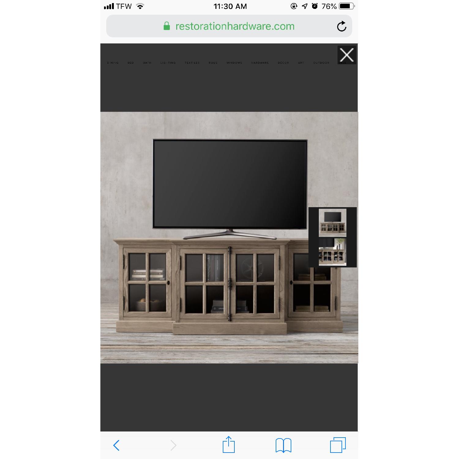 Restoration Hardware French Casement Media Console AptDeco