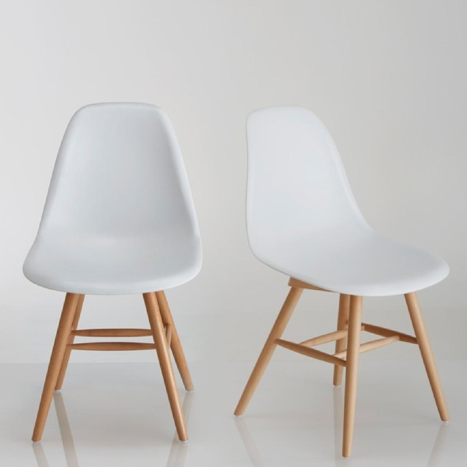La Redoute Jimi Modern White Chairs - image-3