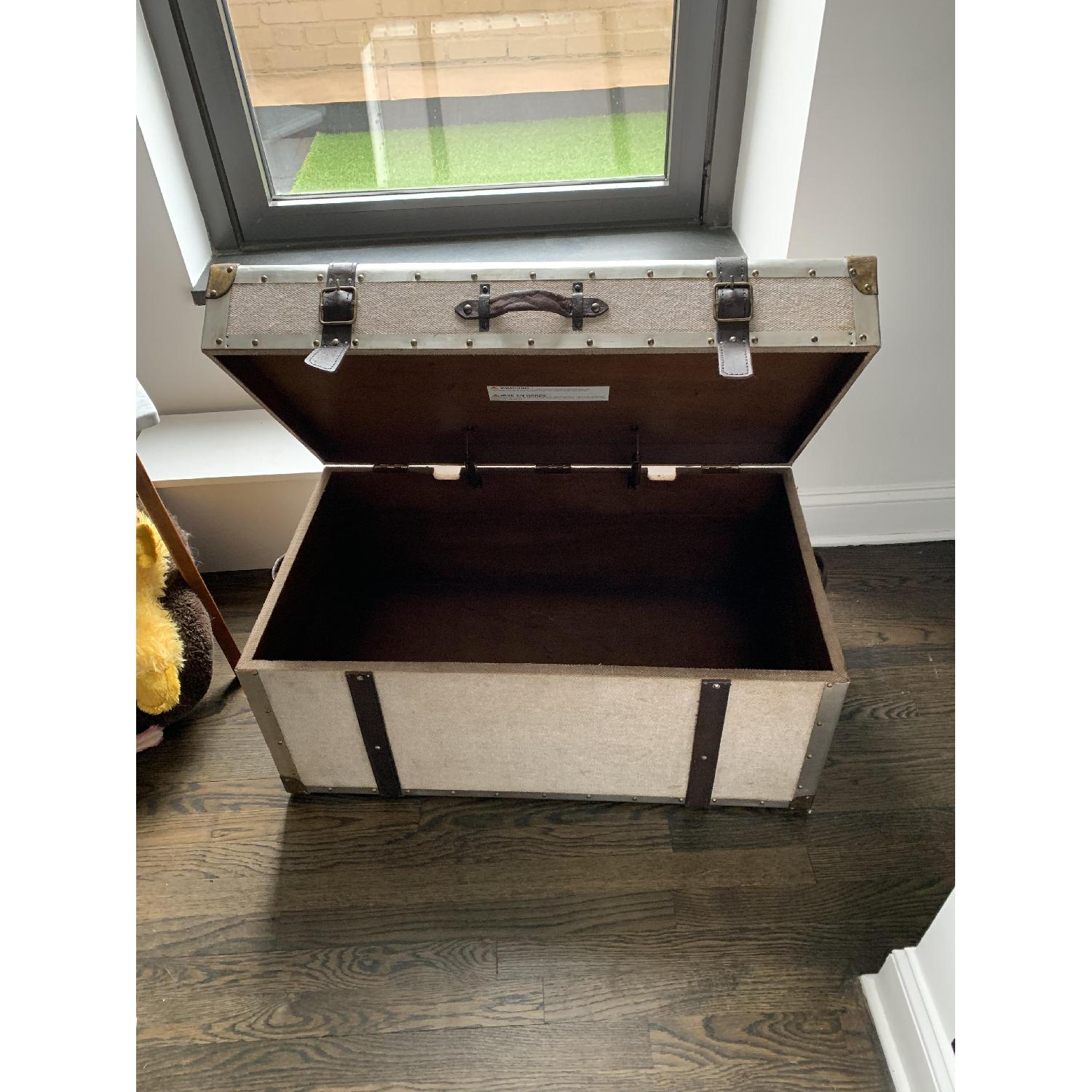 Pottery Barn Zimmer Trunk - image-2