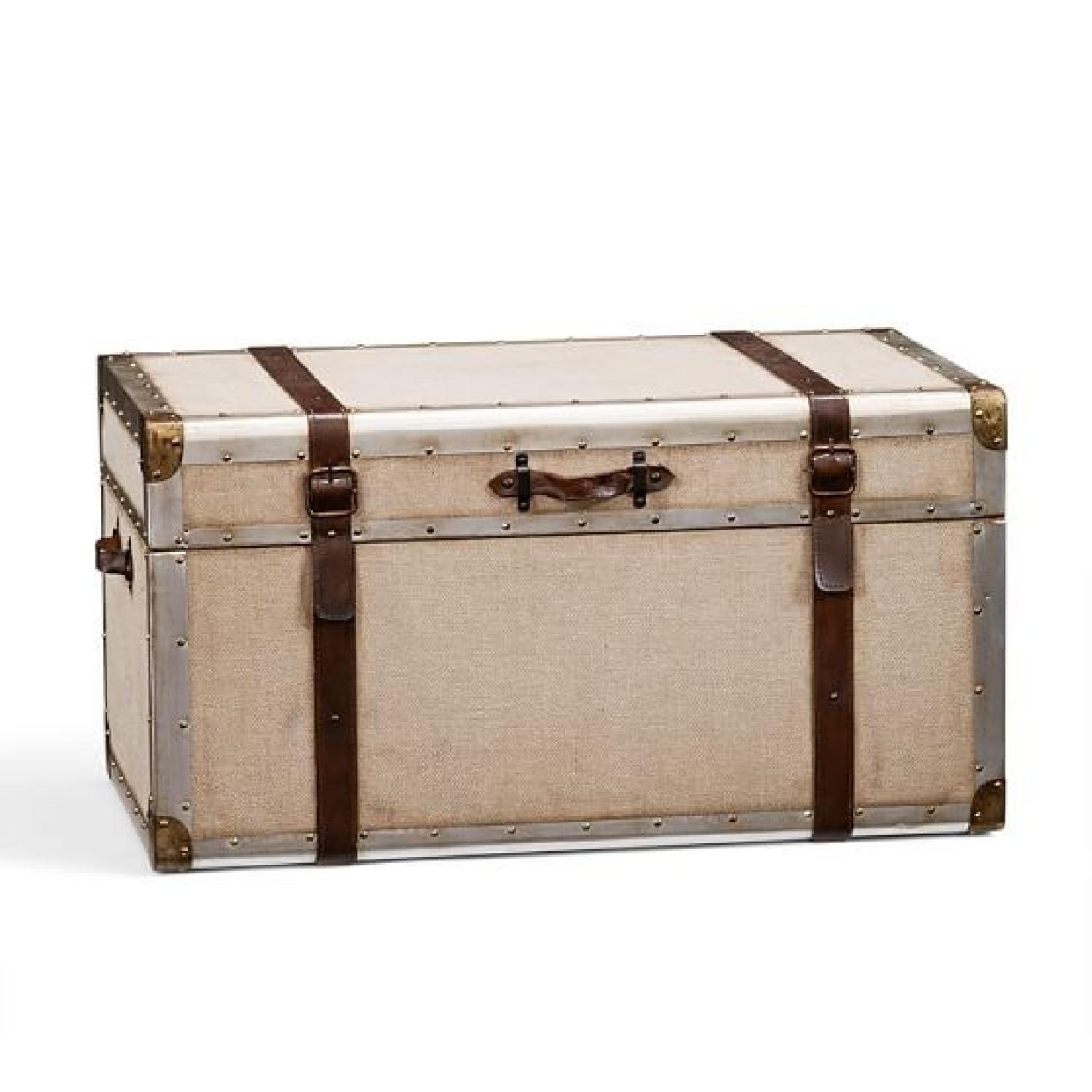 Pottery Barn Zimmer Trunk - image-0