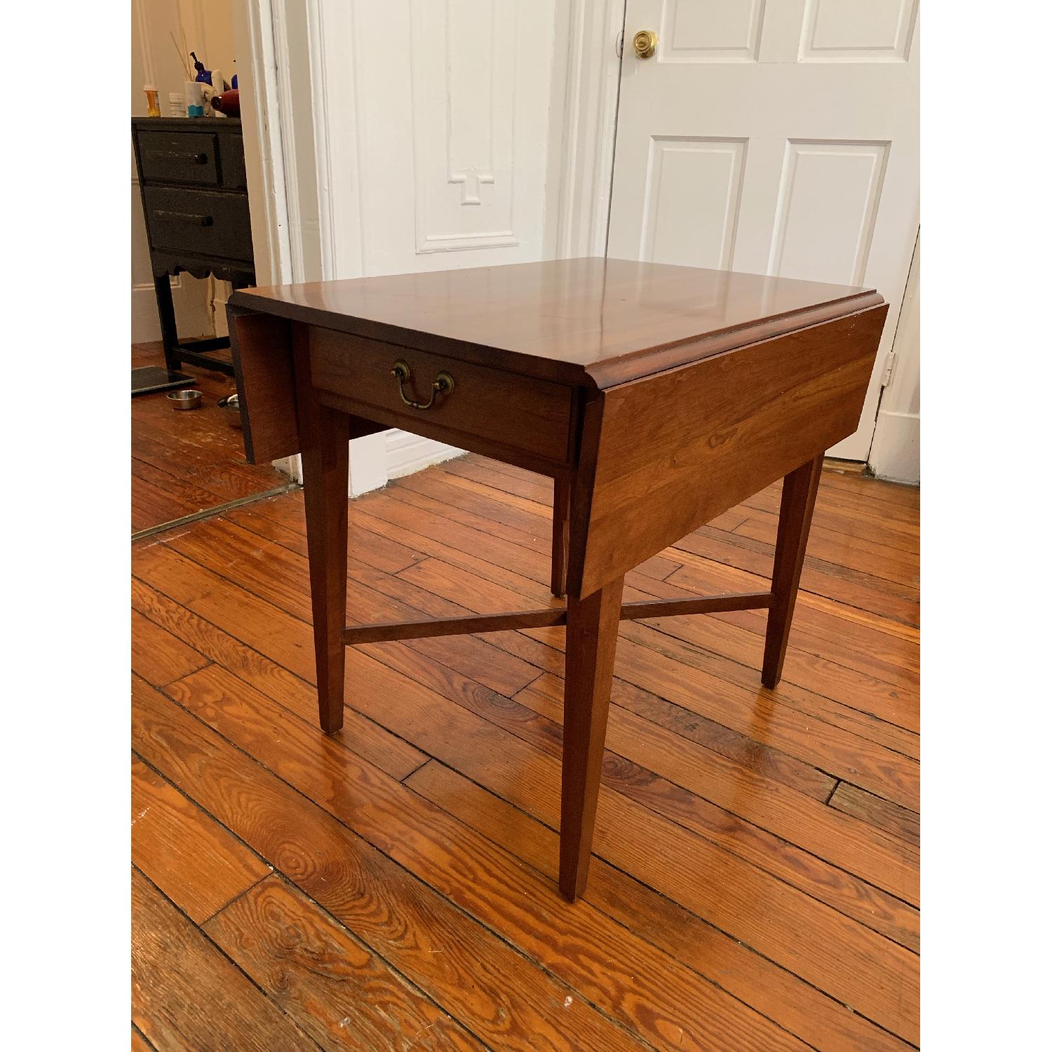 Ethan Allen Drop Leaf Small Table - image-3