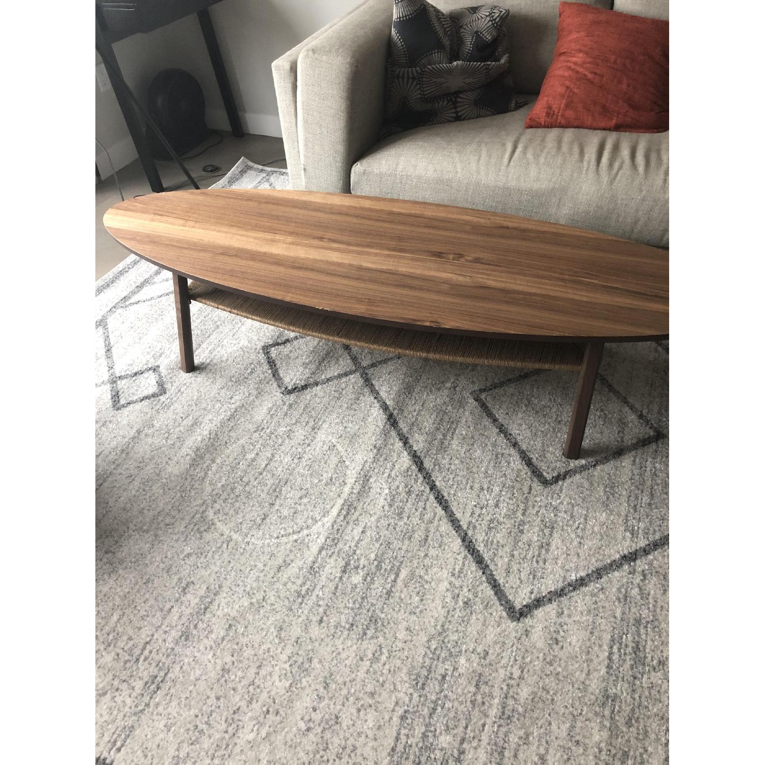 Ikea Stockholm Brown Oval Coffee Table - image-2