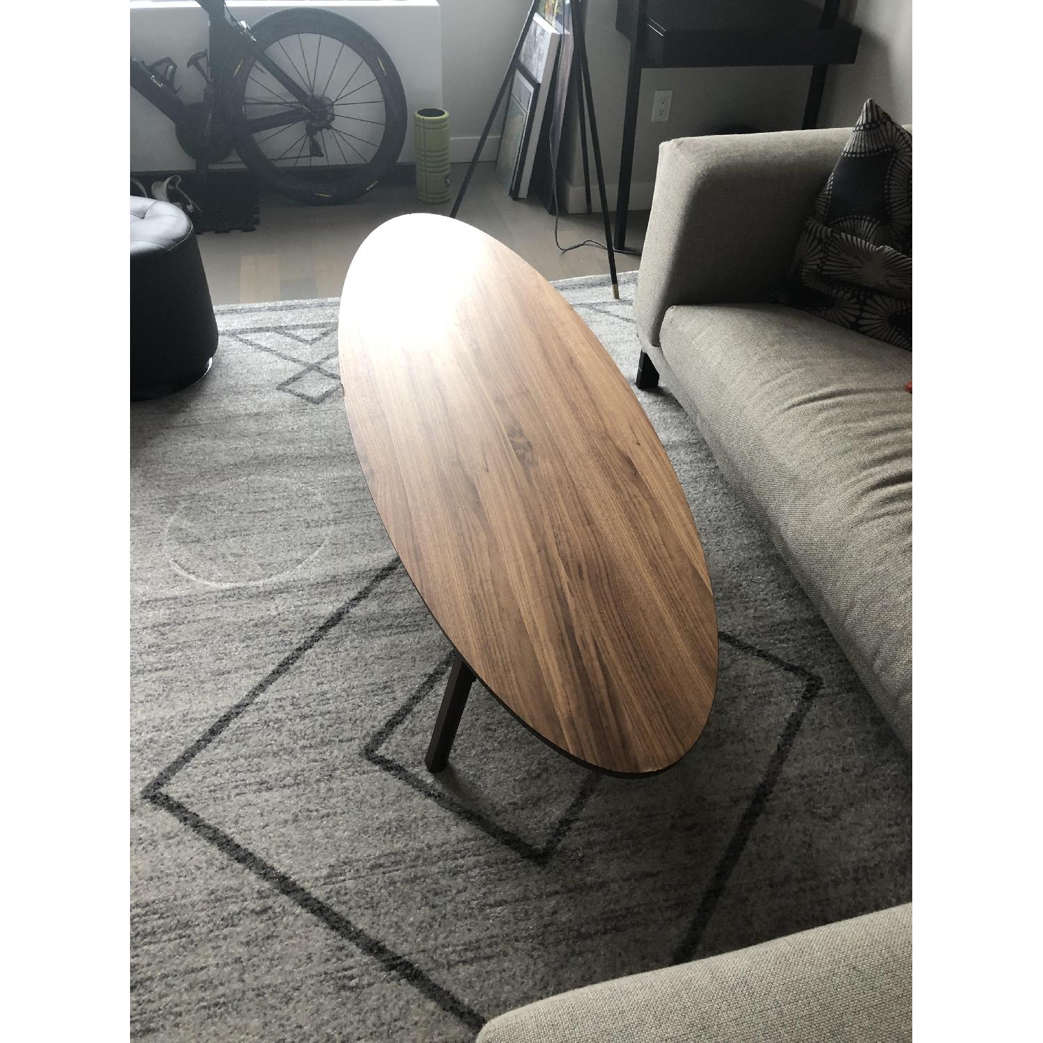 Ikea Stockholm Brown Oval Coffee Table - image-5