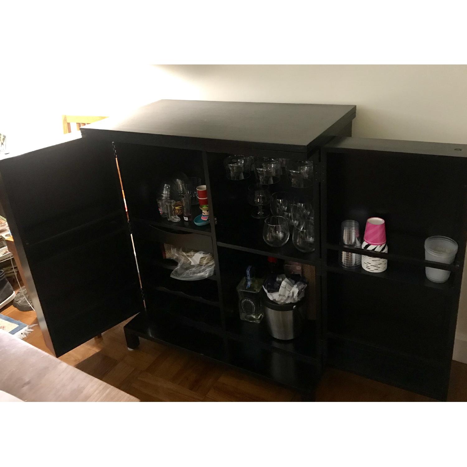 Crate & Barrel Kenton Bar Cabinet - image-2
