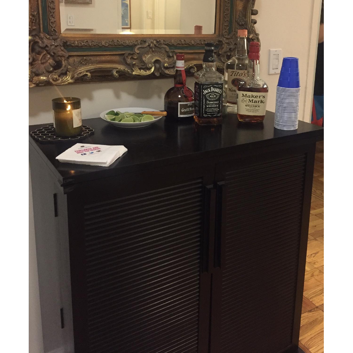 Crate & Barrel Kenton Bar Cabinet - image-3