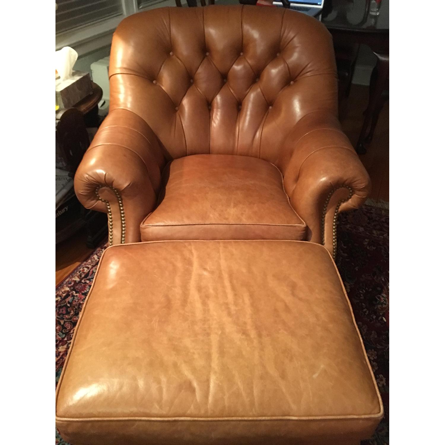 Hancock & Moore Tufted Leather Chair - image-1