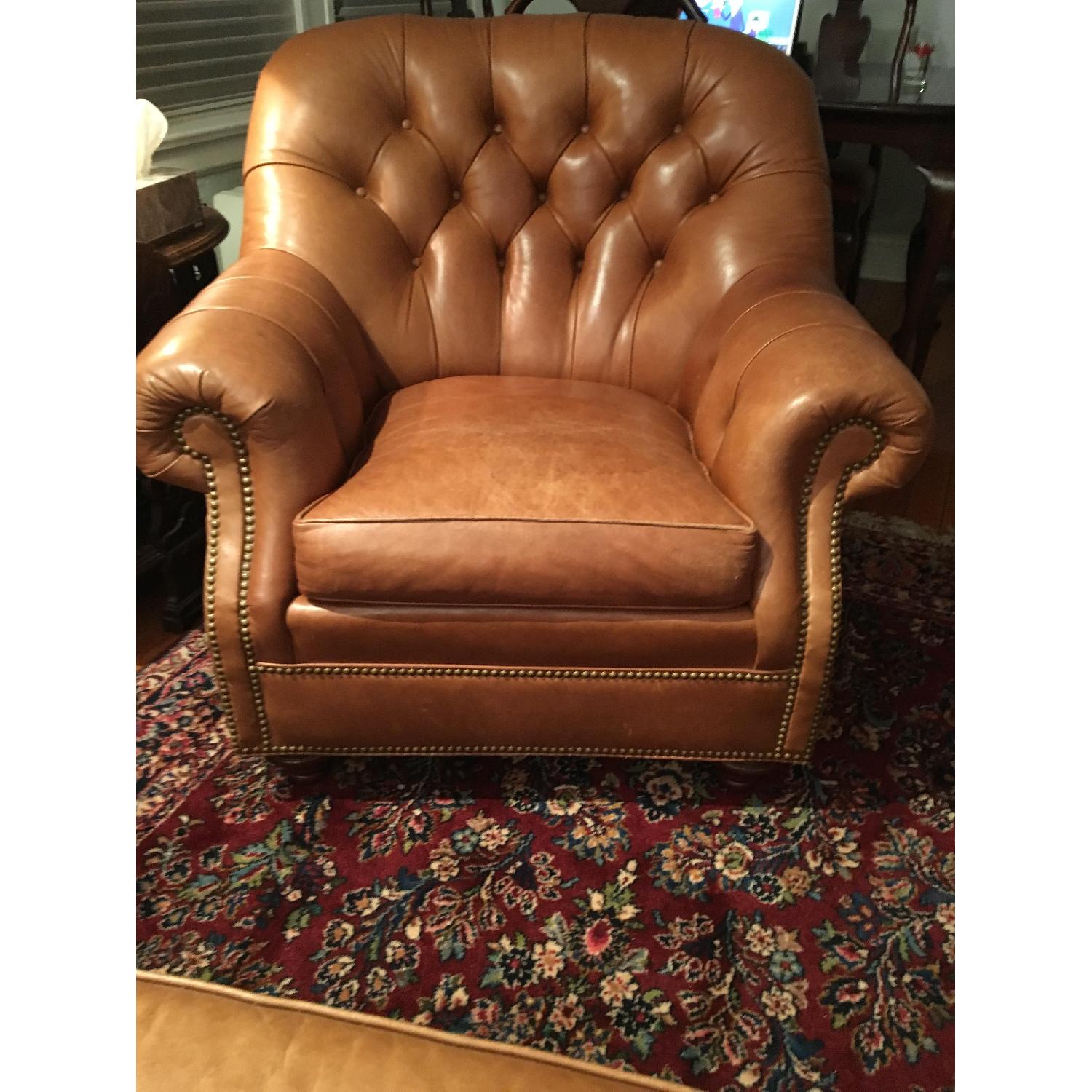Hancock & Moore Tufted Leather Chair - image-2