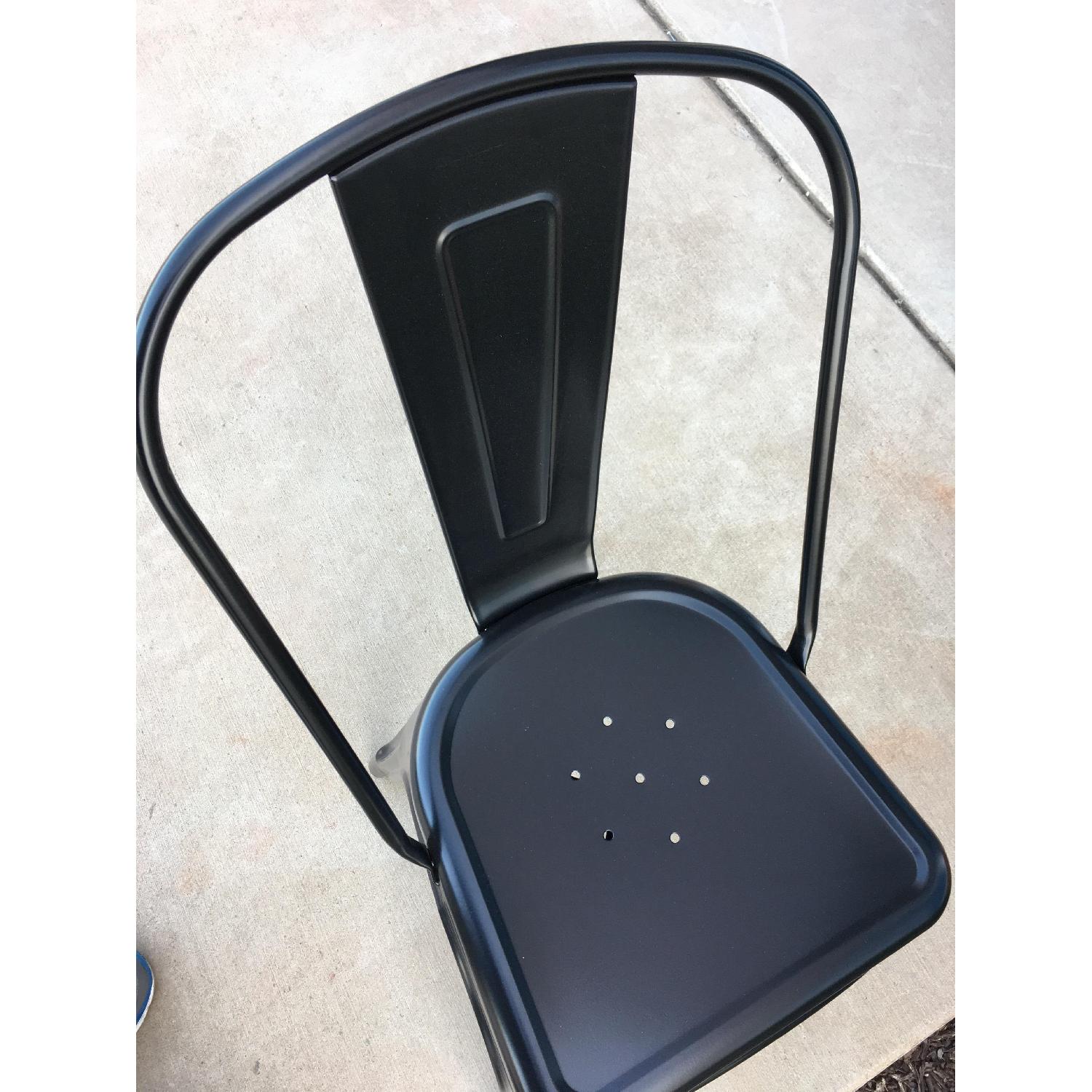 Tolix Style Dining Chair in Mat Black - image-2
