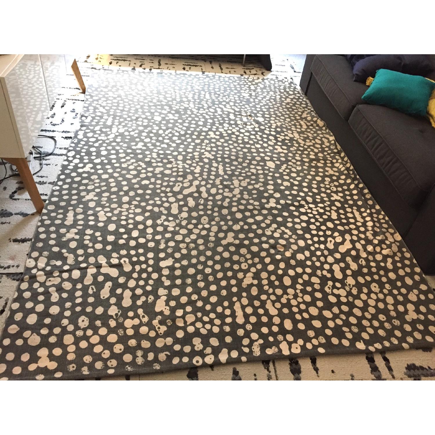 Crate & Barrel Larger Splatter Rug - image-1