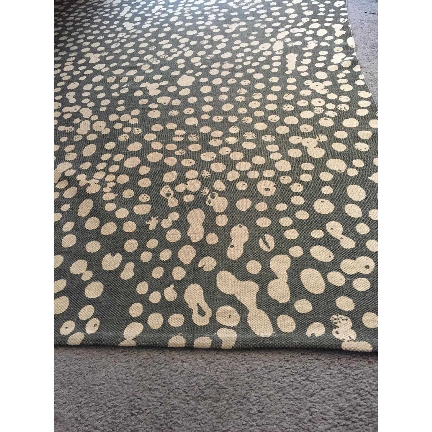Crate & Barrel Larger Splatter Rug - image-3