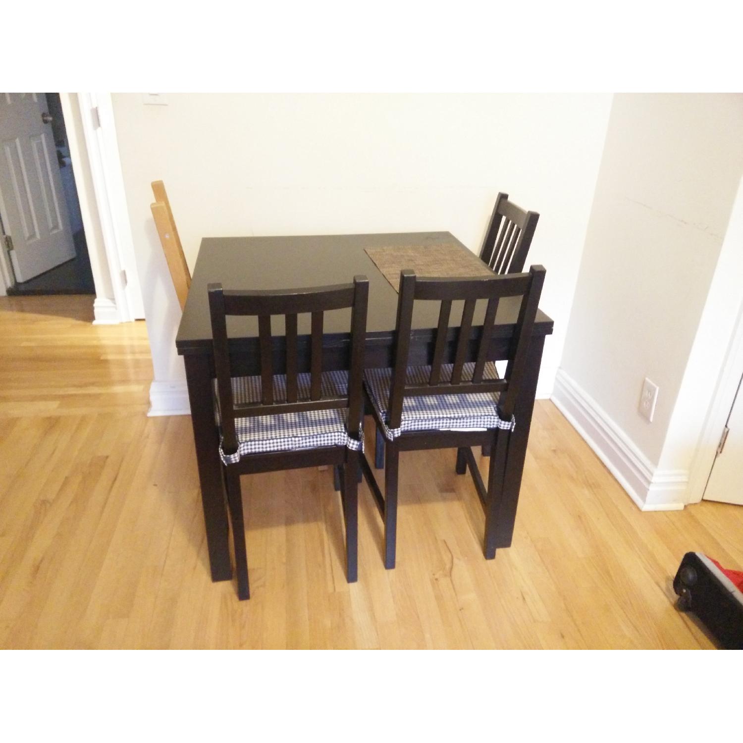 Ikea Expandable Dining Table w/ 4Chairs - image-2