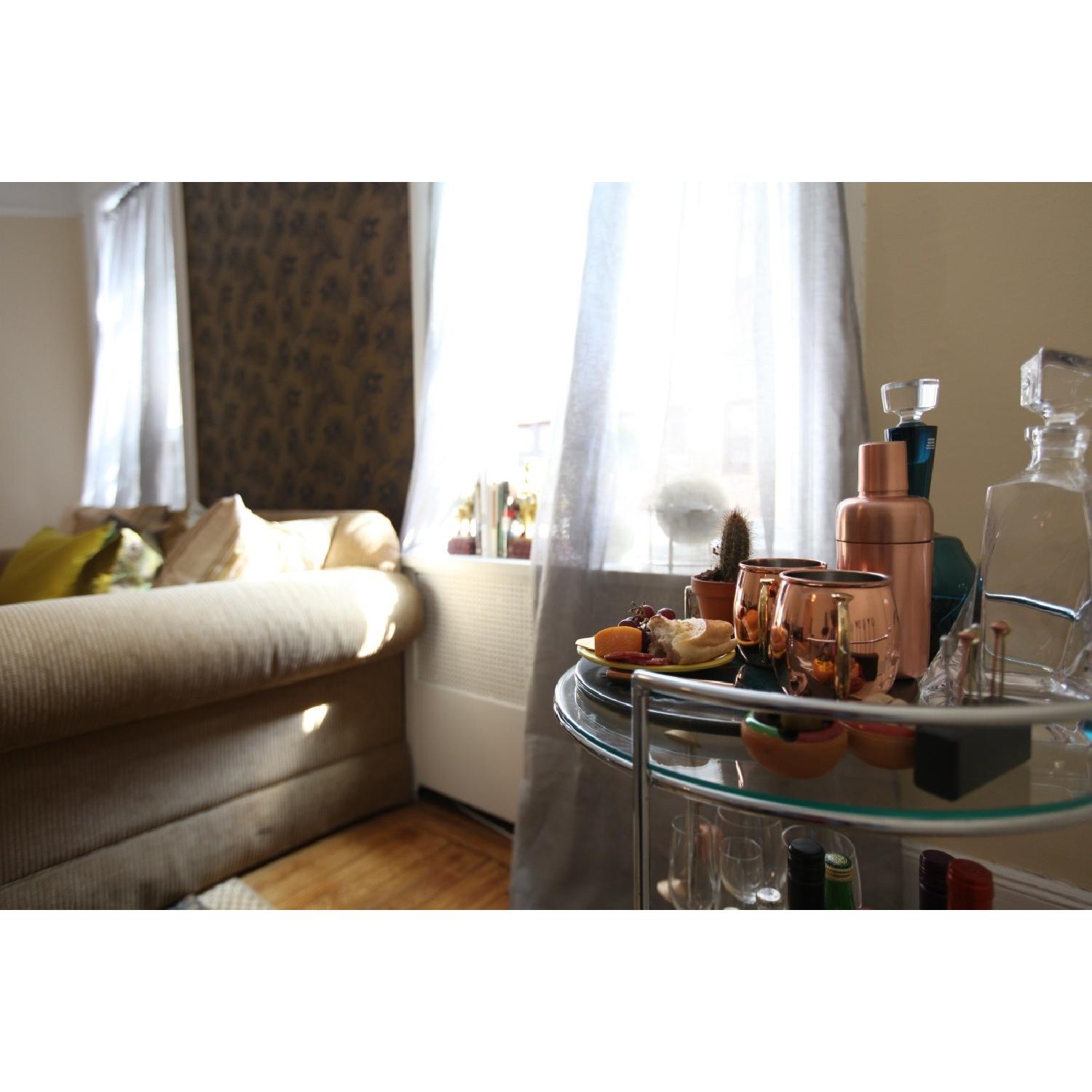 Beige Sleeper Sofa - image-2