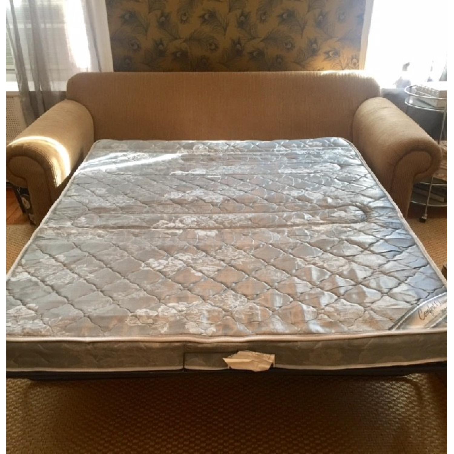 Beige Sleeper Sofa - image-3