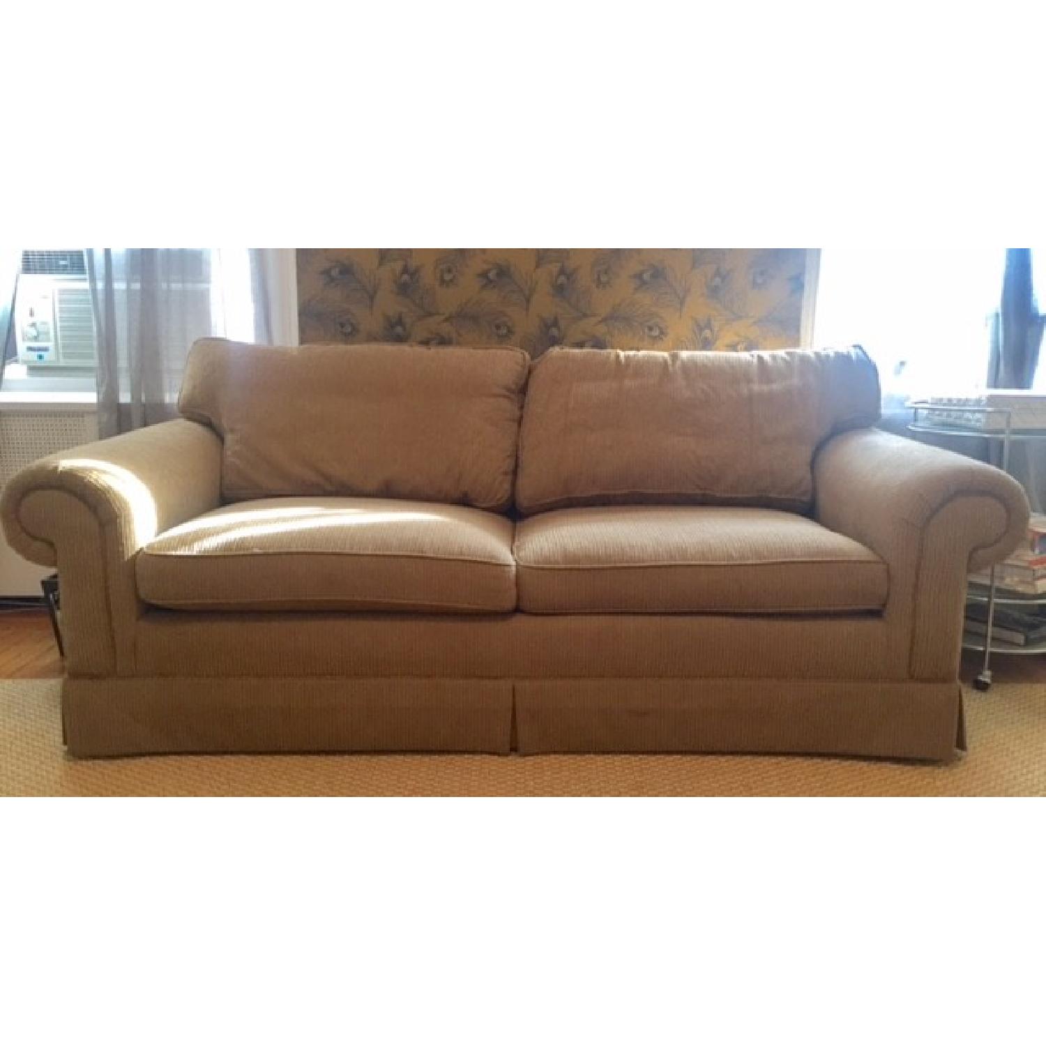 Beige Sleeper Sofa - image-5