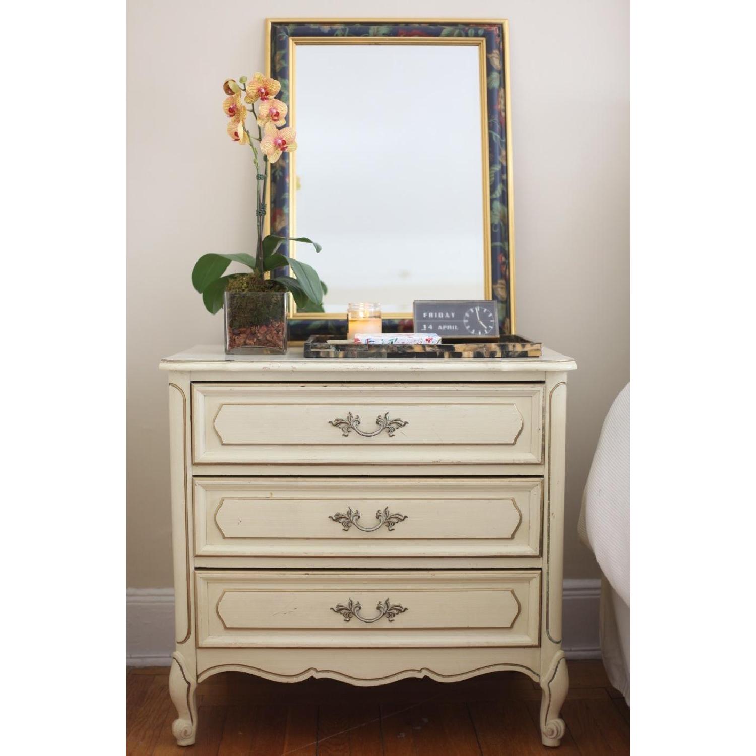 Bedside Table w/ Storage + Six Drawer Dresser - image-1