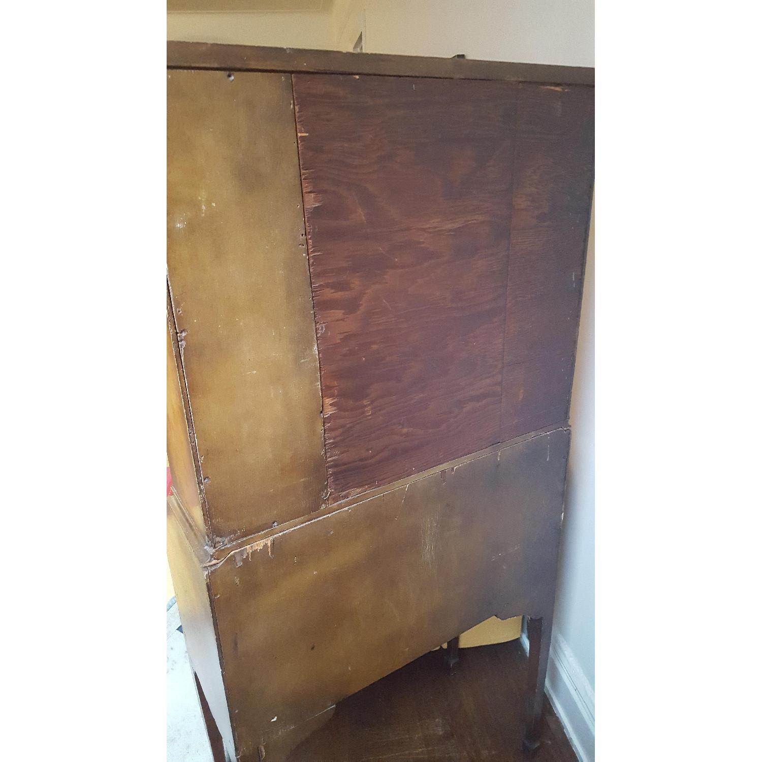 Antique Hand-Painted French Secretary Desk - image-4