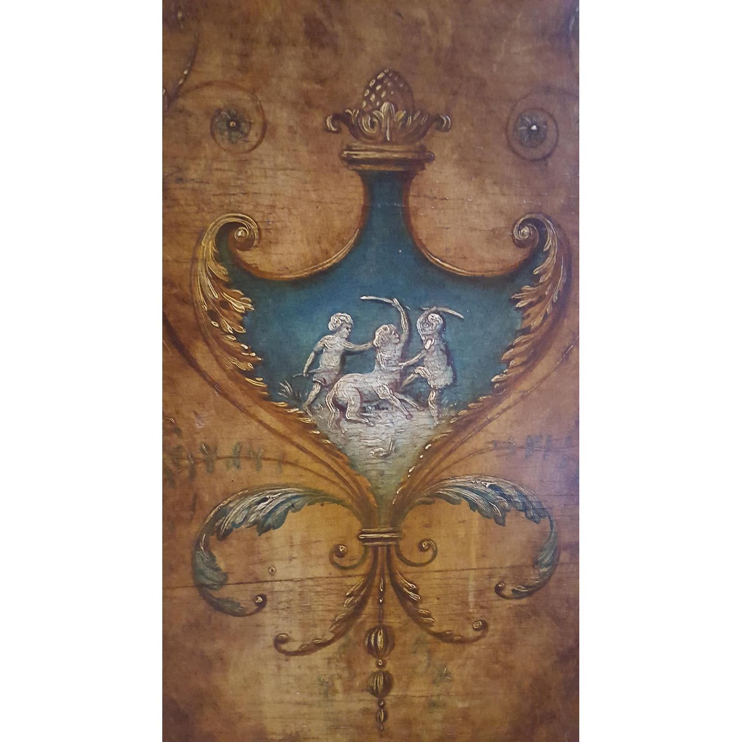 Antique Hand-Painted French Secretary Desk - image-5