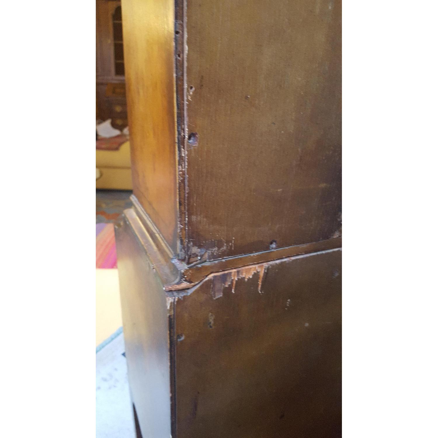 Antique Hand-Painted French Secretary Desk - image-6