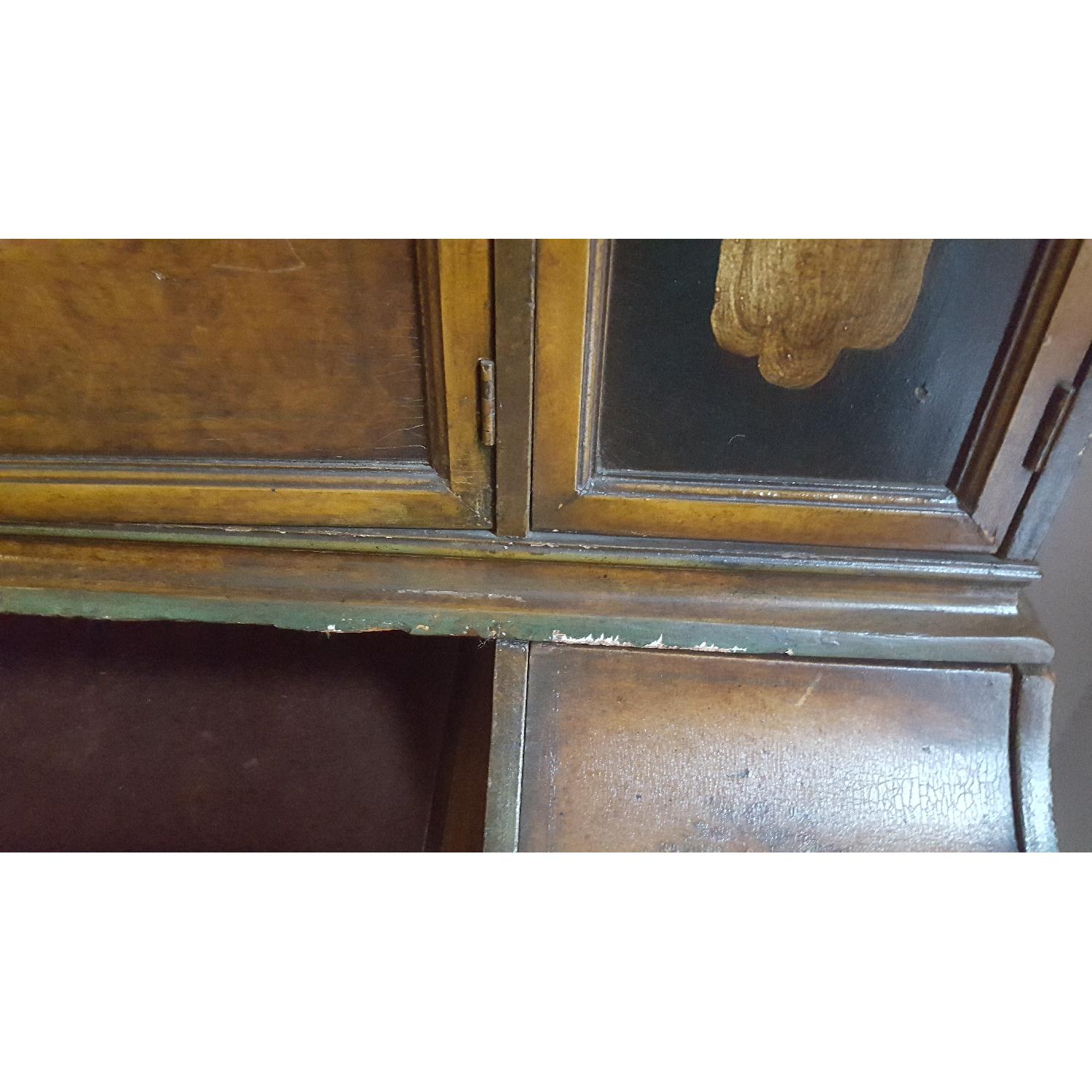 Antique Hand-Painted French Secretary Desk - image-8