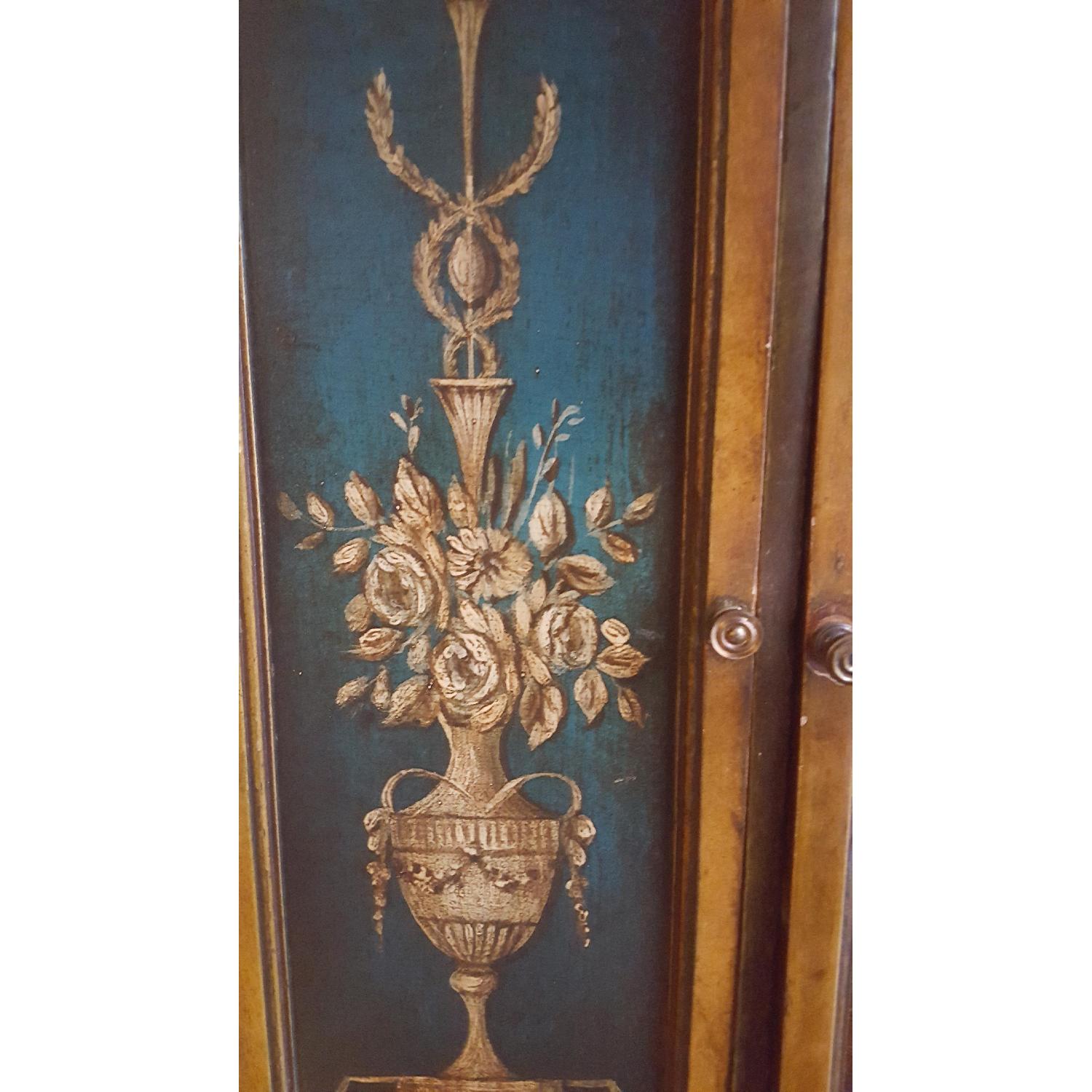 Antique Hand-Painted French Secretary Desk - image-12