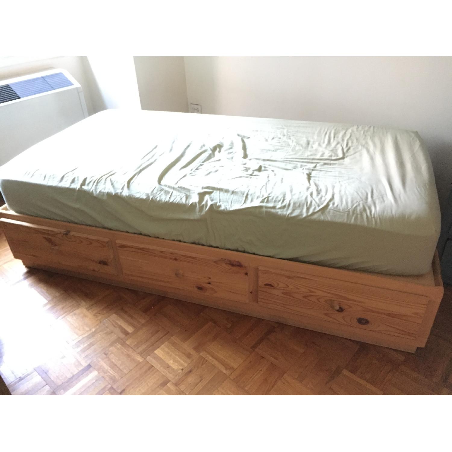 Gothic Cabinet Craft Solid Wood Twin Captains Bed Frame W 3