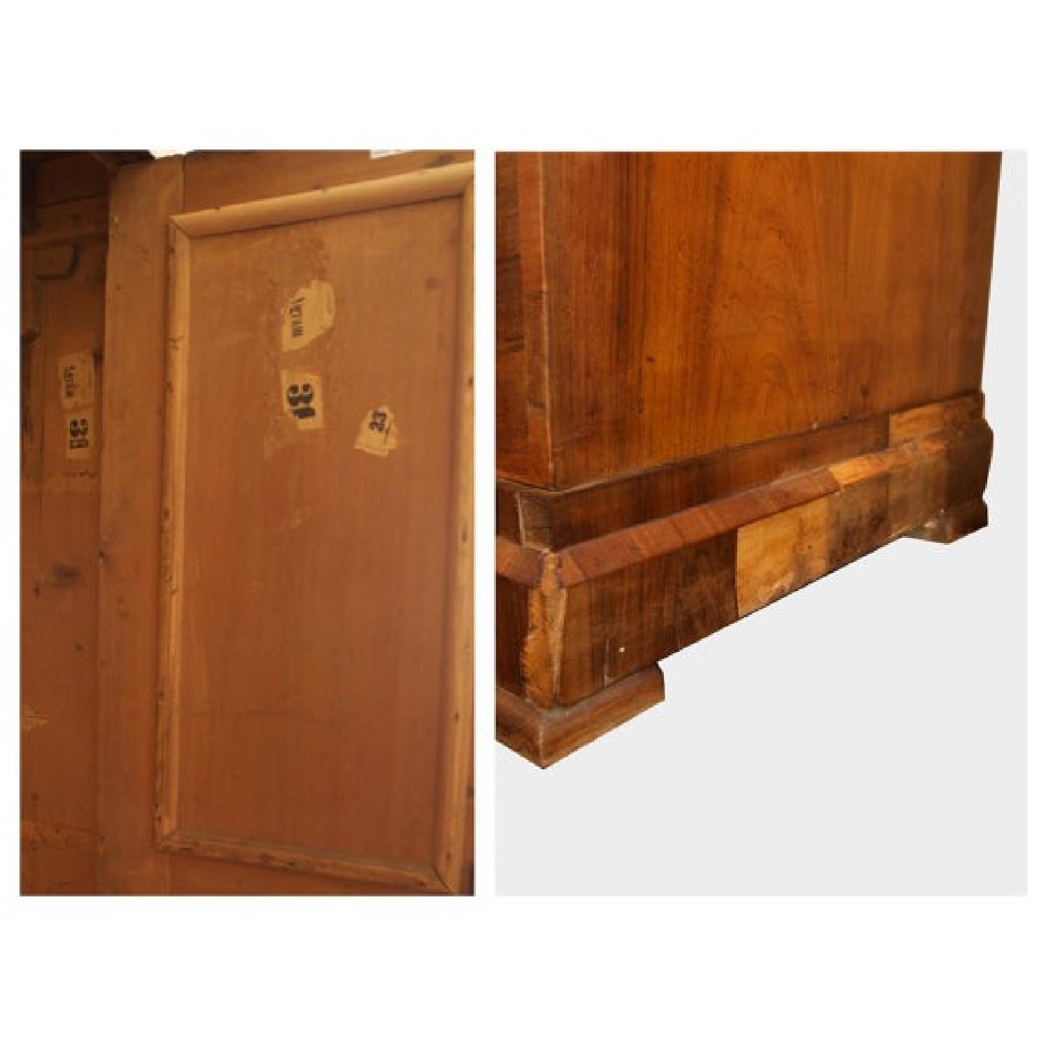 19th Century Biedermeier Antique Walnut Wardrobe/Armoire - image-3