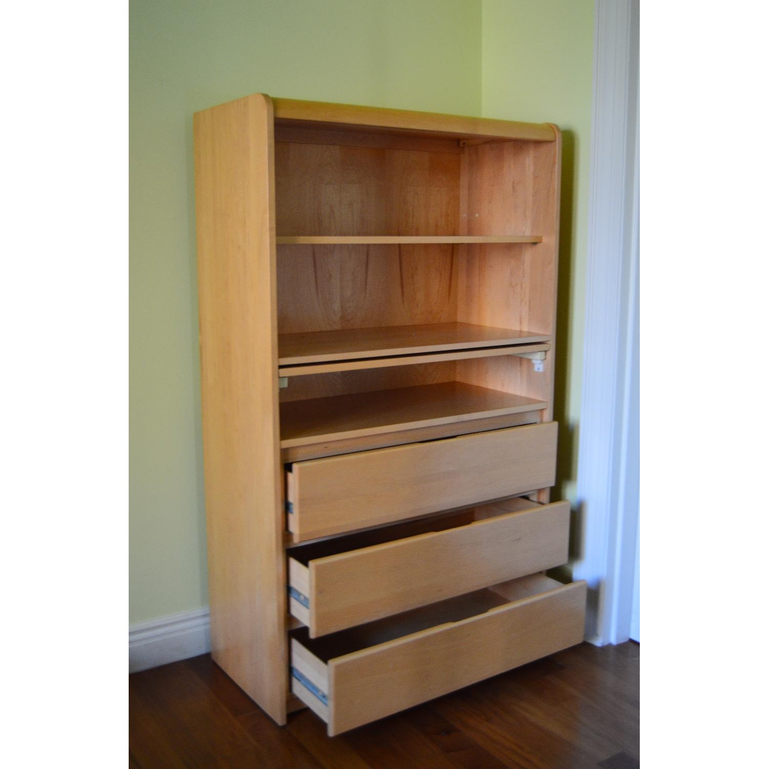 Bellini Furniture Dresser w/ Changing Table Converts To Bookcase w/ Desk - image-3